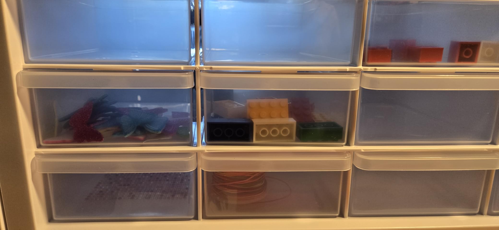 IRIS USA 44-Drawer Small Parts Organizer, Crafts, Made in USA, Black | Wall-mountable, Stackable, Building Bricks, Screws, Nuts & Bolts, Hardware, Garage Tool Storage customer photo 1