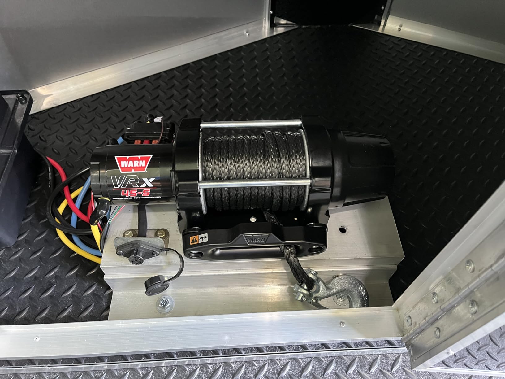 WARN VRX 45-S Powersport Winch for ATV & UTV with 4,500 lb Pulling Capacity, Synthetic Rope, Sealed Motor, All-Metal Gear Train, Waterproof Construction customer photo 1