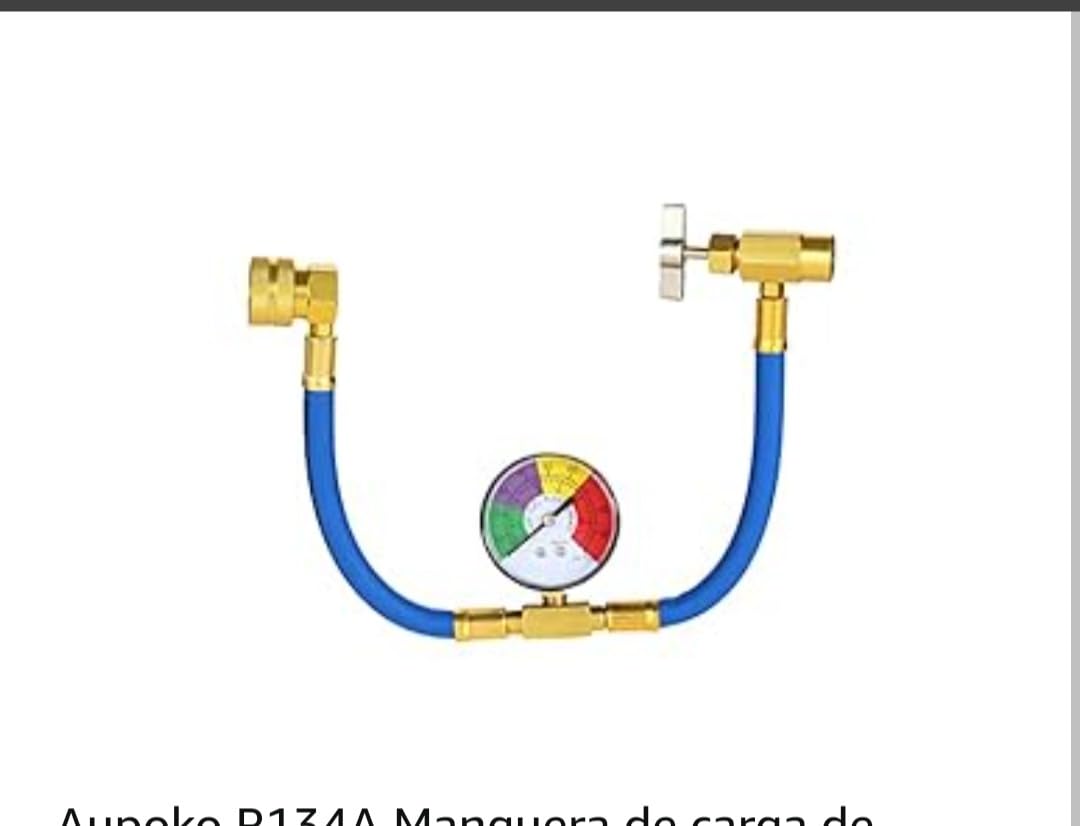 R134A AC Refrigerant Charge Hose Kit for Car Air Conditioning Refrigerant | 1/2