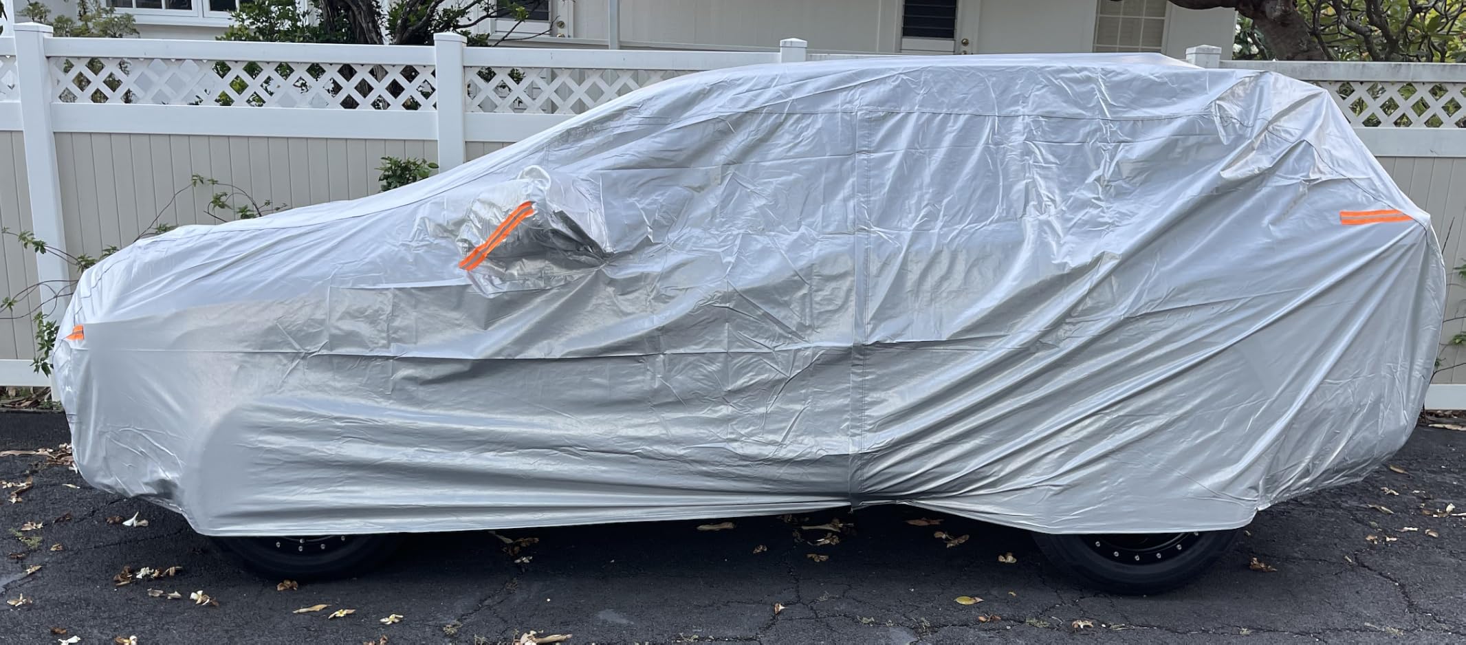 Kayme Truck Cover Waterproof All Weather - See Vehicle Size Chart - Heavy Duty Outdoor Pickup Cover Sun Uv Rain Protection, Universal Fit Most Extended Cab Short Bed. Length Up to 228 inch. customer photo 2