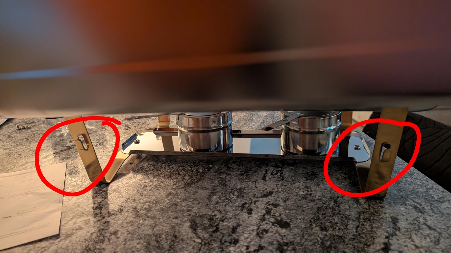 ROVSUN Chafing Dishes for Buffet 4 Pack, 9QT Chafing Dishes [Elegant Gold & Silver] with Rolled-Edge Design, Catering Chafer Warmer Set with Folding Frame for Party Wedding Banquet customer photo 2