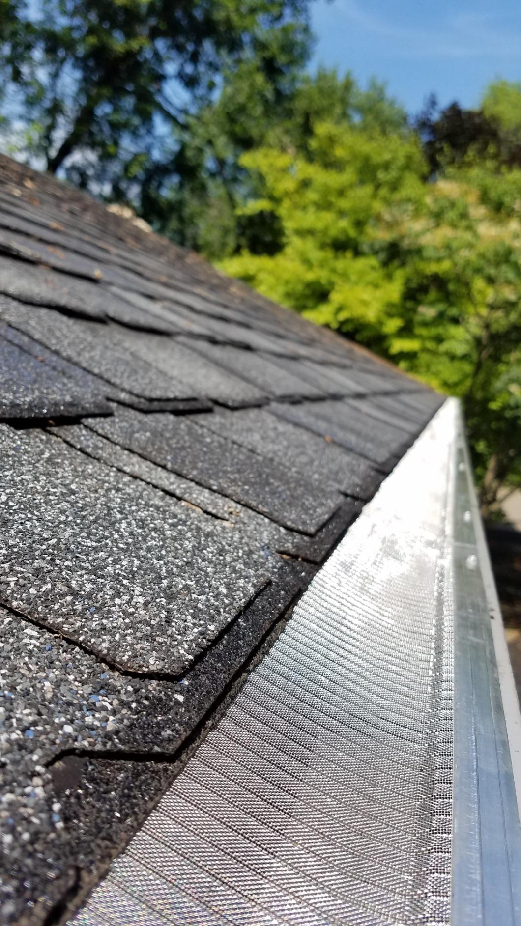 RAPTOR GUTTER GUARD - 48 FT. (Nominal) Contractor Grade Stainless Steel Micro-Mesh Gutter Guard Kit with Screws Included. Fits 5 in. Gutters and Smaller. DIY-Friendly. (5.625 in. x 47.625 in.) customer photo 1