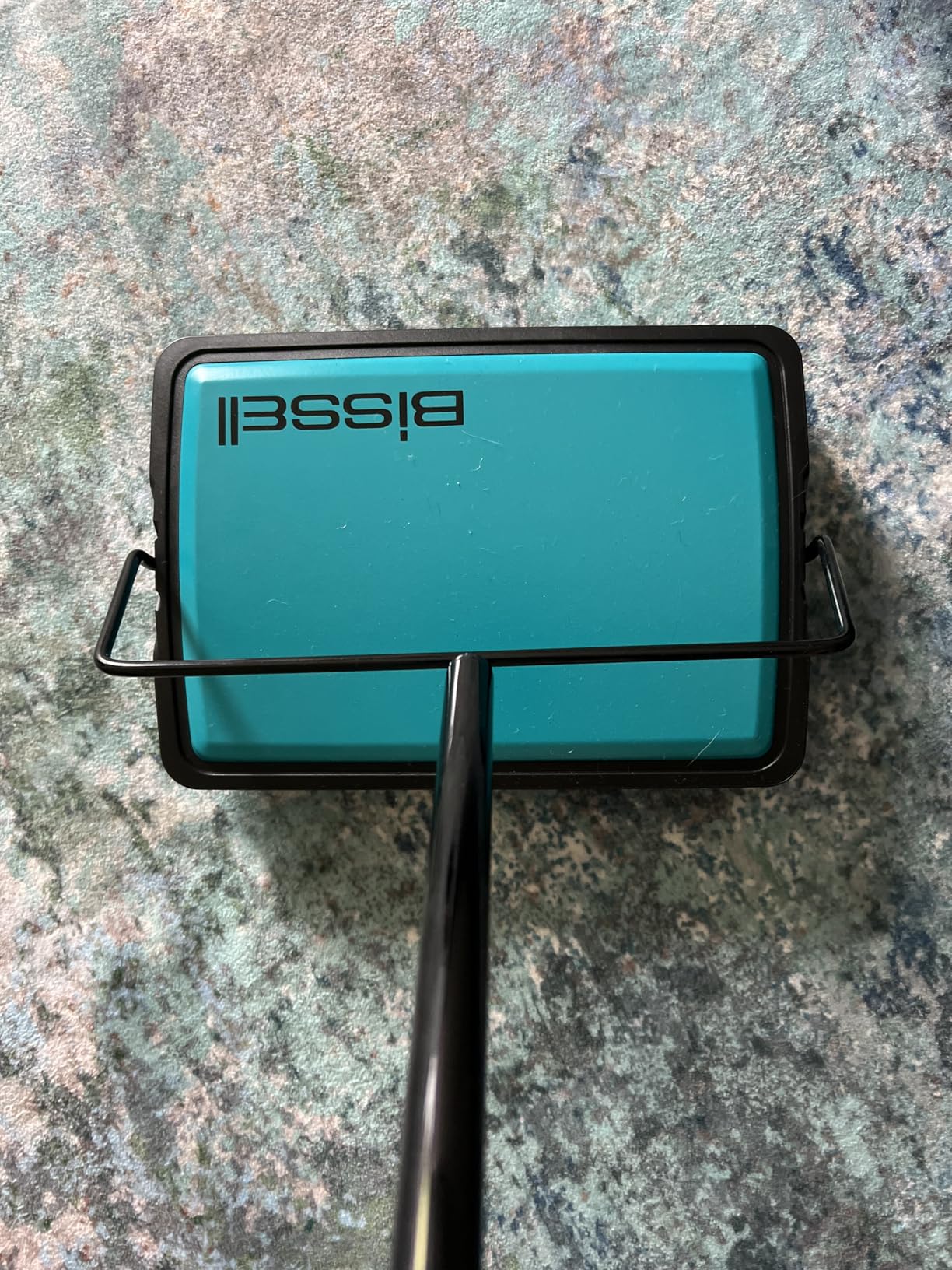Bissell Easy Sweep Compact Carpet & Floor Sweeper, 2484A, Teal customer photo 2
