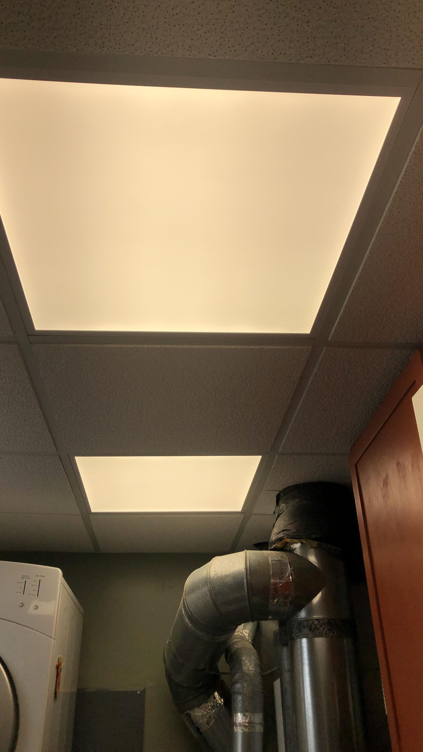hykolity 2x2 LED Flat Panel Troffer Light, Dimmable ETL, Drop Ceiling 6 Pack | 30/40/50W Selectable 0-10V Dimmable 5000K 5800LM Recessed Light for Office Classroom Hospital Garage Replaces 2-Lamp Fixture customer photo 1