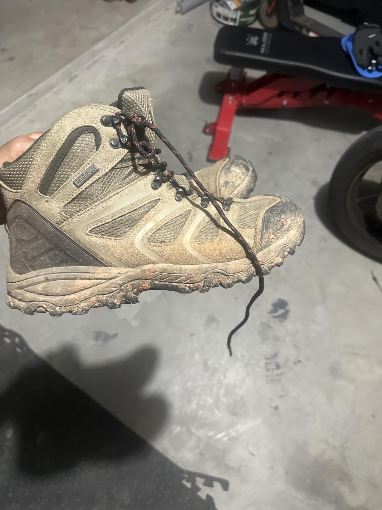 Men's Ankle High Waterproof Hiking Boots customer photo 2