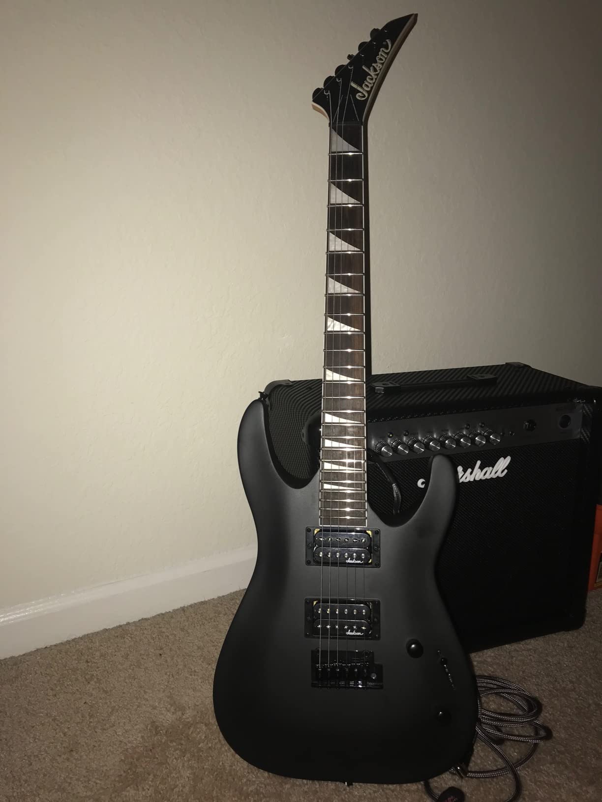 Jackson JS22 Dinky Electric Guitar, Snow White customer photo 2
