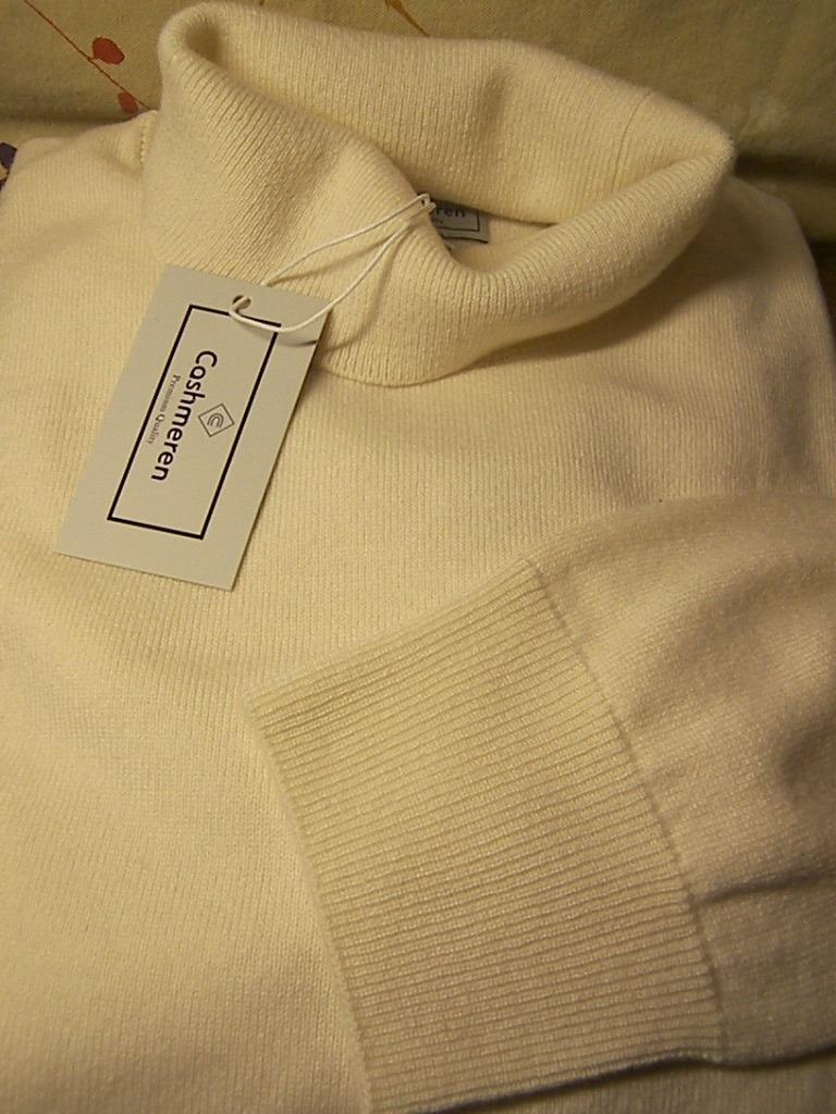 Cashmeren Men's Basic Turtleneck Sweater 100% Pure Cashmere Long Sleeve Roll Neck Pullover customer photo 1