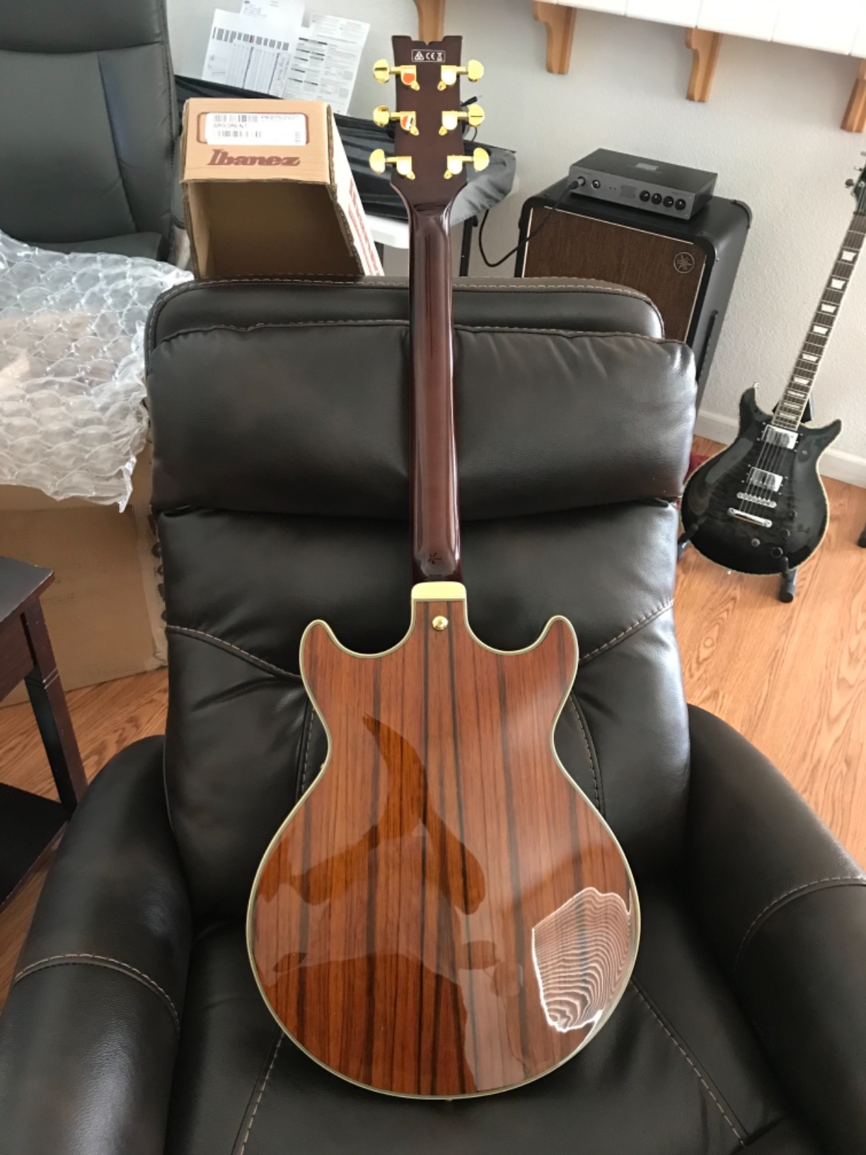 Ibanez Artcore Expressionist AM93ME Semi-Hollow Body Electric Guitar - Natural customer photo 1