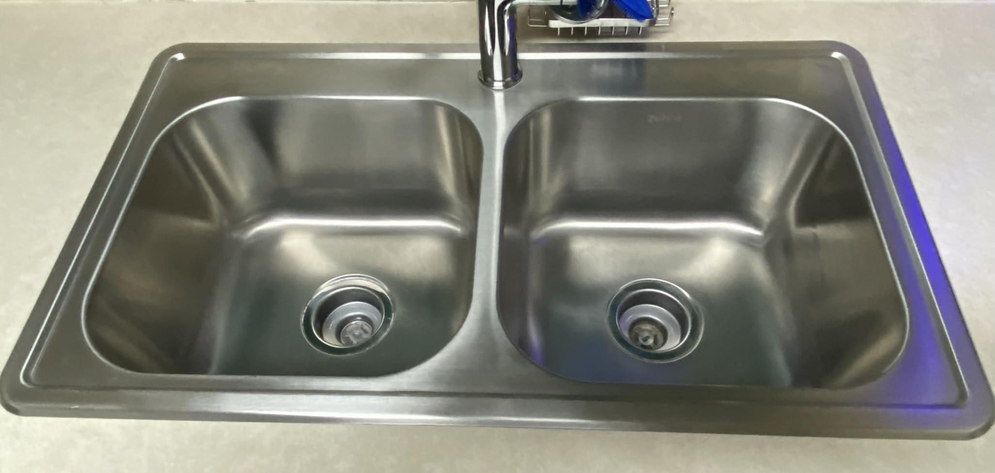 Zuhne Fortuna 15-Inch Drop-In Bar Prep RV Sink, Small Single Bowl Stainless Steel Sink, 22 Gauge T304 18/10, Brushed Finish, Single Hole Deck, 15 x 15 x 6 in customer photo 2