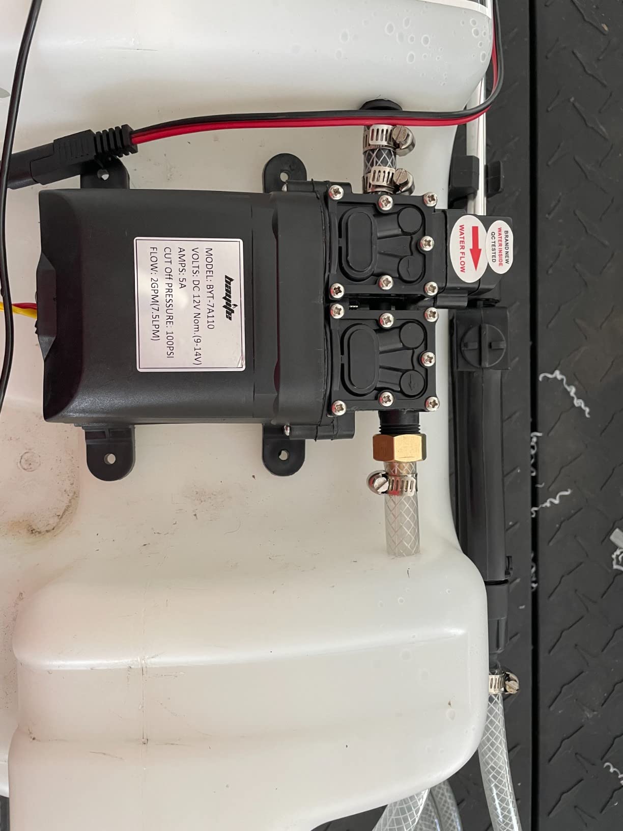 Ironton 12-Volt ATV Spot Sprayer - 5-Gallon Capacity, 1 GPM Flow Rate, UV-Resistant Polymer Tank for Lawn, Garden, and Agricultural Application customer photo 1