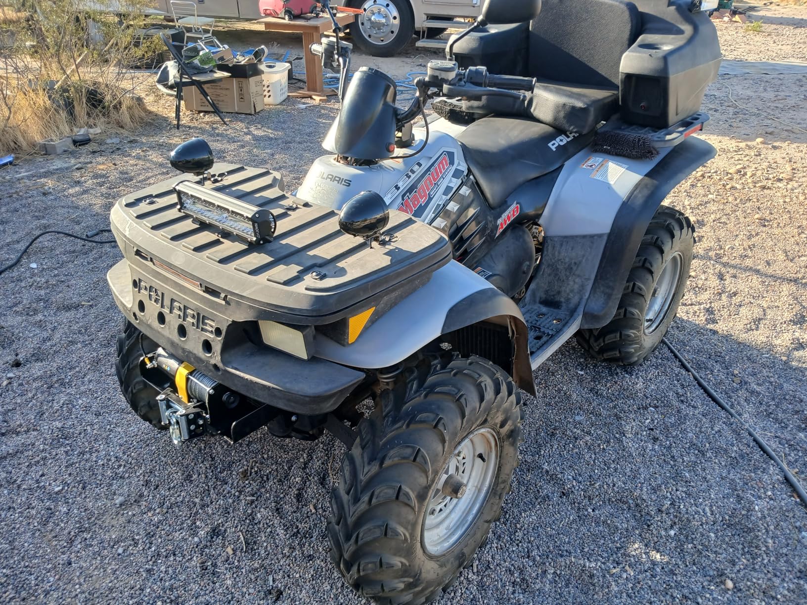 RUGCEL WINCH 3500lb. ATV/UTV Electric Winch,with Roller Fairlead, Mount Plate customer photo 1