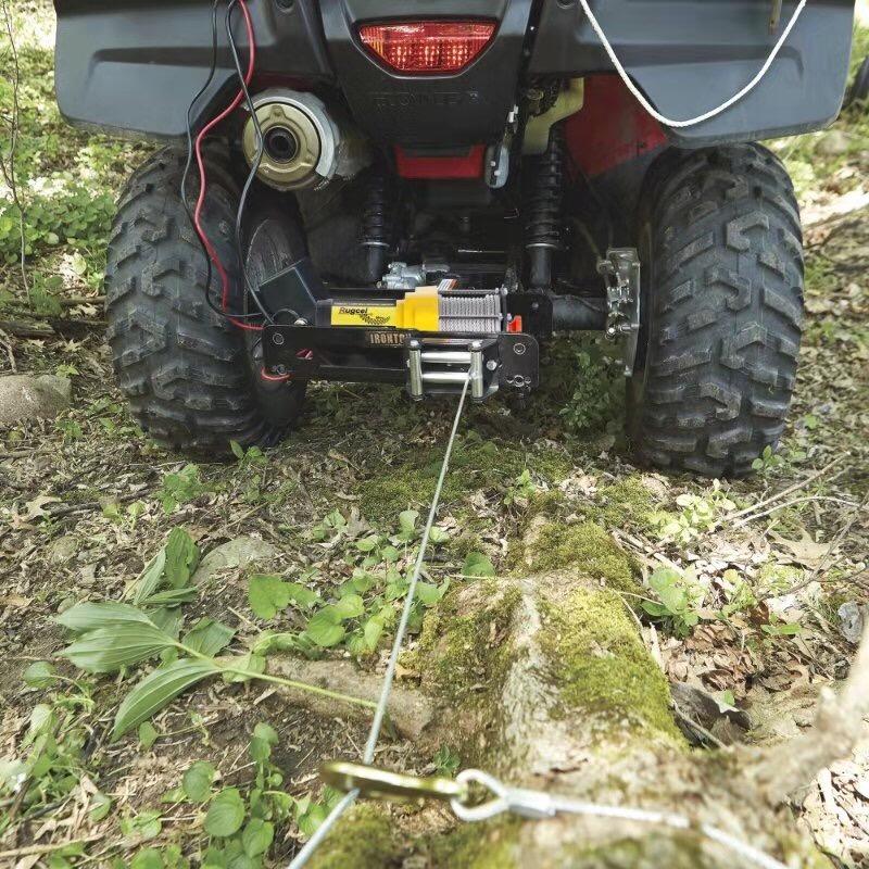 RUGCEL WINCH 3500lb. ATV/UTV Electric Winch,with Roller Fairlead, Mount Plate customer photo 2