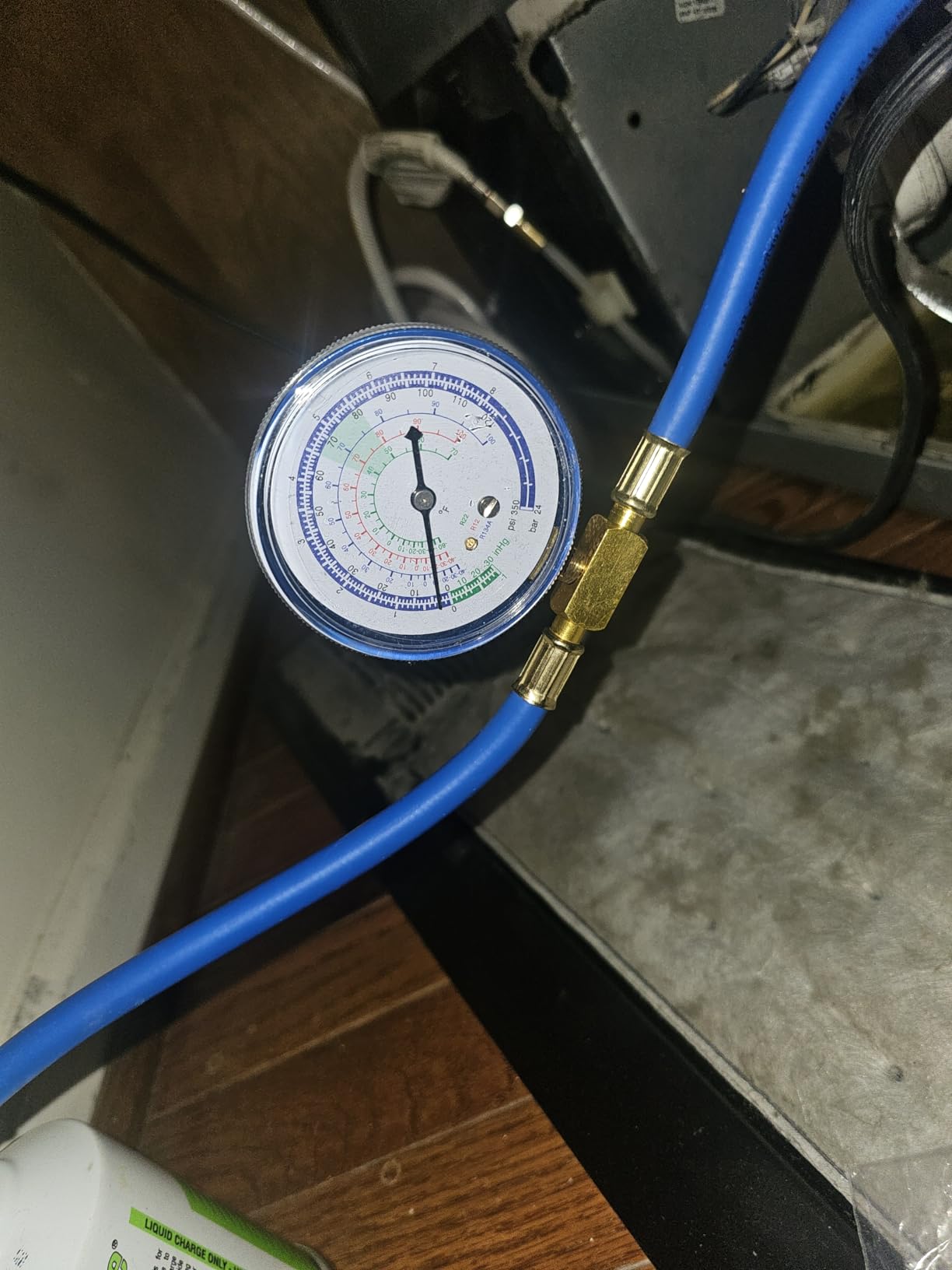 Refrigerator Freon Recharge Kit, AC Recharge Kit with BPV31 Piercing Valve | R134a/R-12/R-22 Refrigerant Charging Gauge Hose Set customer photo 2