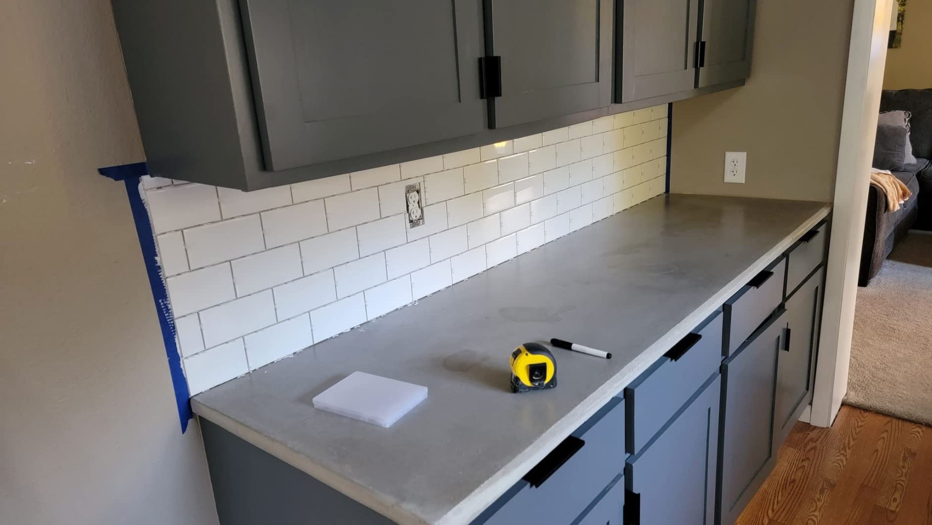 White Glossy Ceramic Subway Tile 3x6 Wall Backsplash Made in USA (Full Box 100 Pieces) customer photo 2