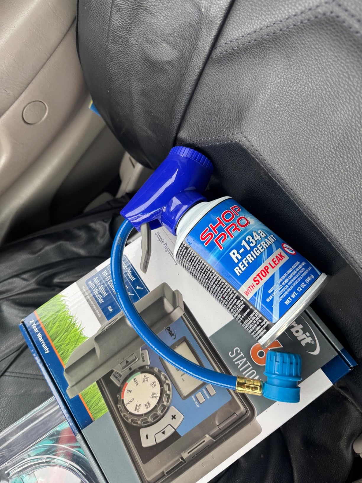 EZ Chill Car Air Conditioner R134A Refrigerant Gauge and Hose, Reusable AC Recharge Kit - 1 Count customer photo 1