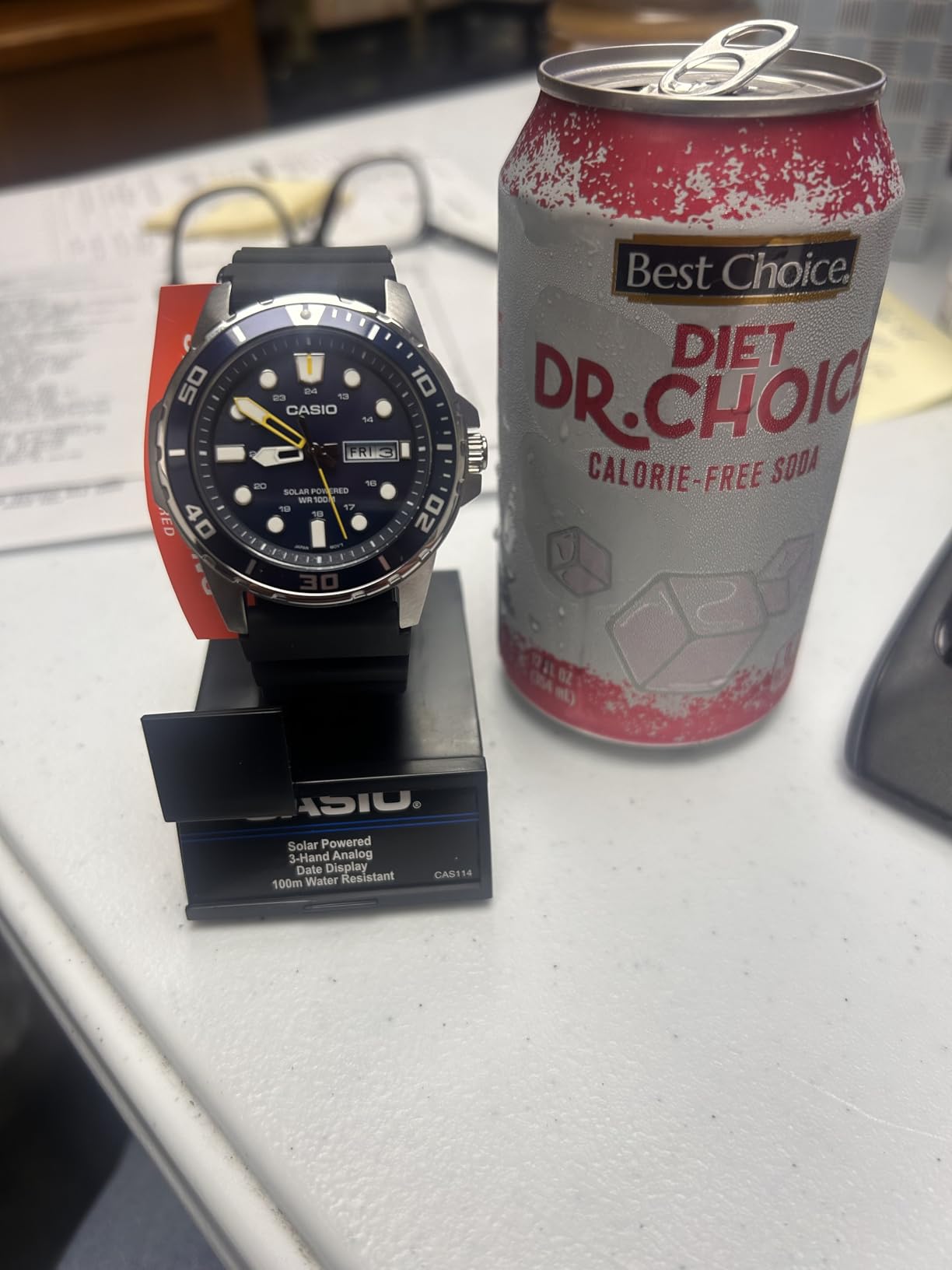 Casio Men's MTPS110 Solar Powered Diver Inspired Analog Watch customer photo 1