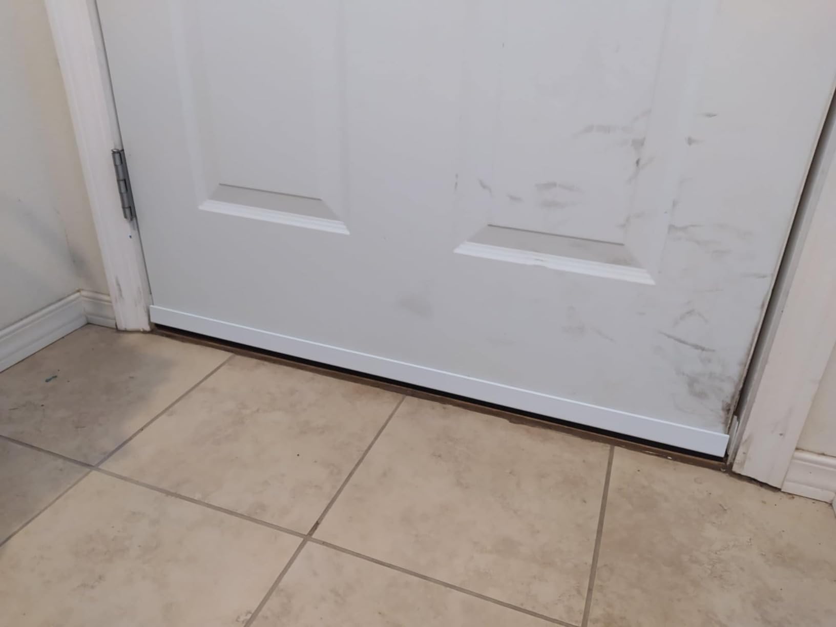 Patent Pending, Adjustable Double Bubble Door Sweep, Draft Stopper, Under Door Seal for Exterior Doors, 1 3/4