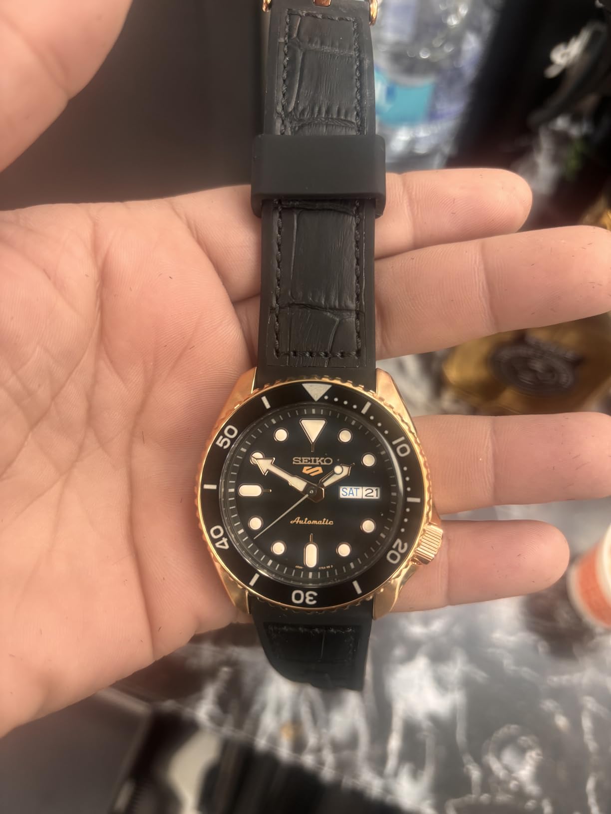Seiko Men's Analogue Automatic Watch Seiko 5 Sports customer photo 1