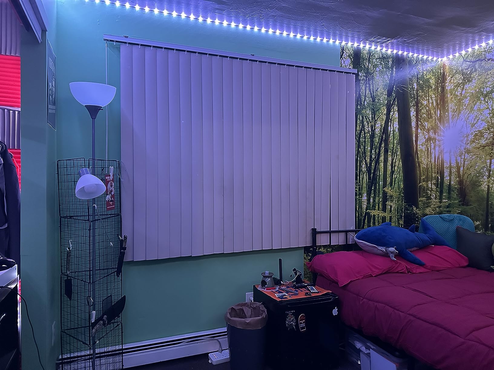 Wall Mural Peel and Stick Forest 212x98 in - XXL Self-Adhesive Corner Wallpaper customer photo 2