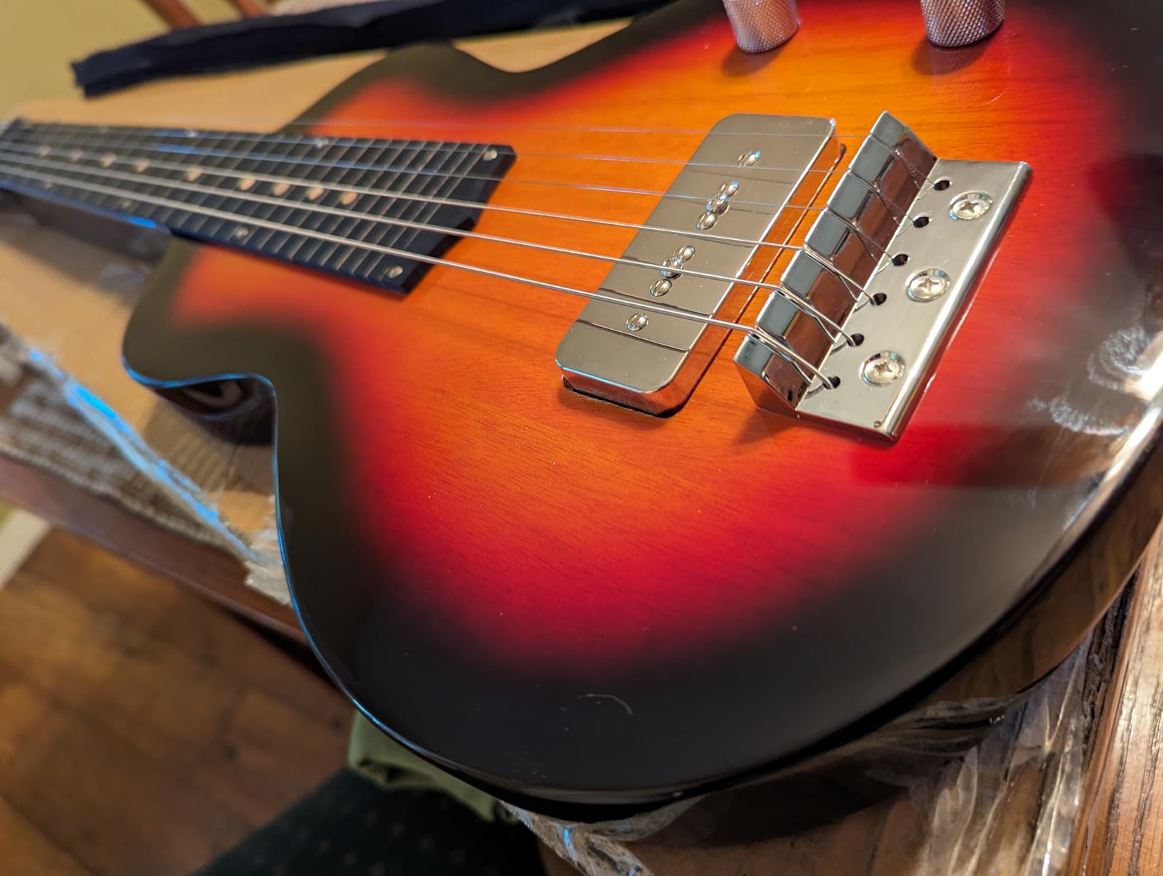 Lap Steel Guitar, Okoume Body (Sunburst) customer photo 1
