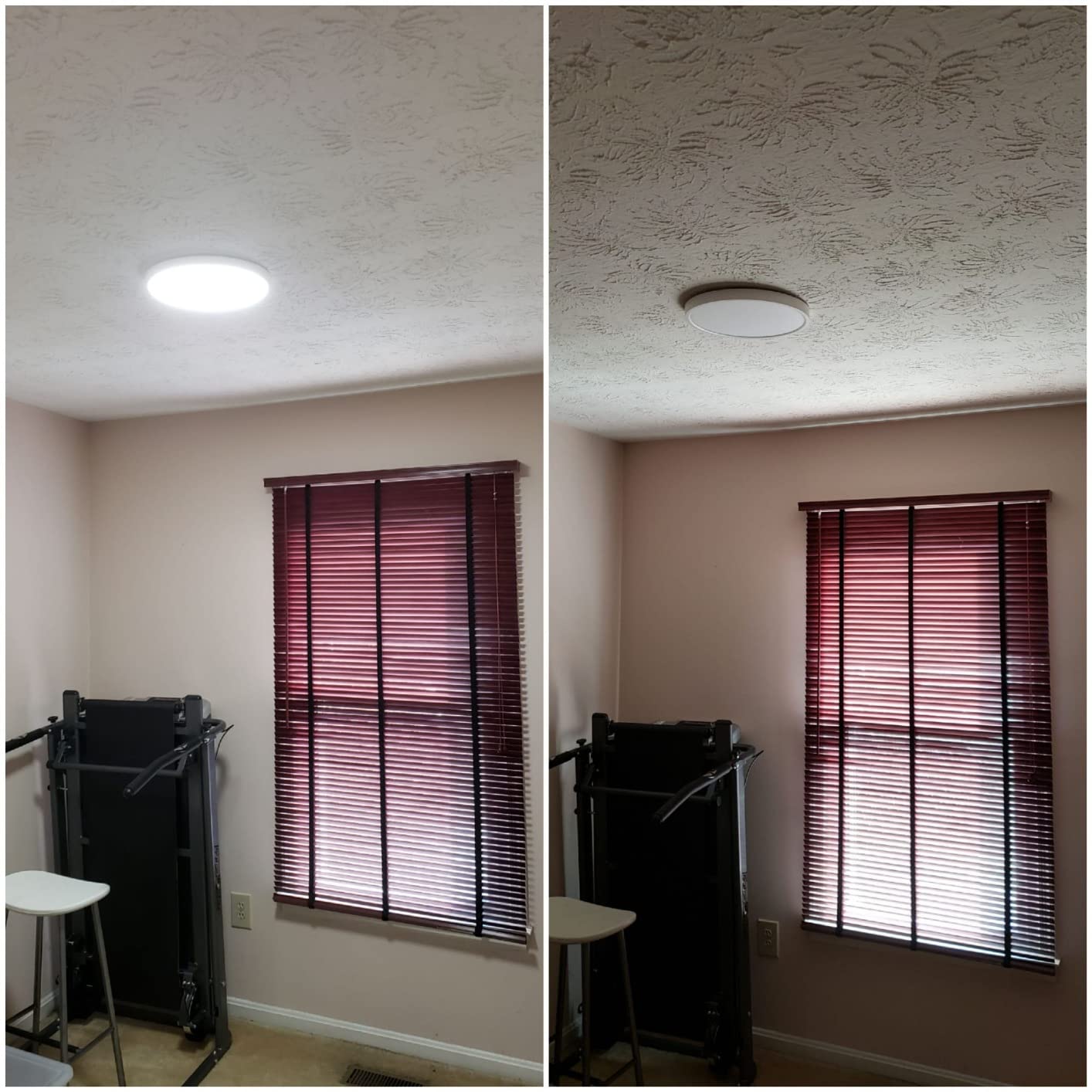 12 Inch LED Flush Mount Ceiling Light Fixture, 5000K Daylight White, 3200LM, 24W, Flat Modern Round Lighting Fixture, 240W Equivalent White Ceiling Lamp for Kitchens, Stairwells, Bedrooms.etc. customer photo 2