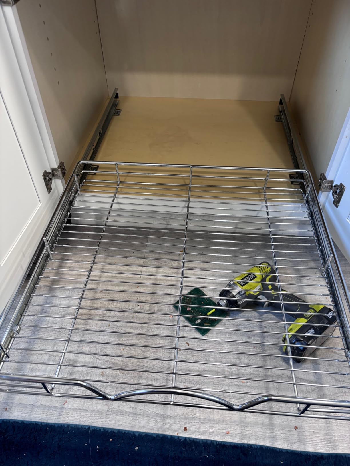 HOLDN STORAGE Pull Out Cabinet Organizer, Heavy Duty Caddy with Lifetime Limited Warranty - Chrome customer photo 1