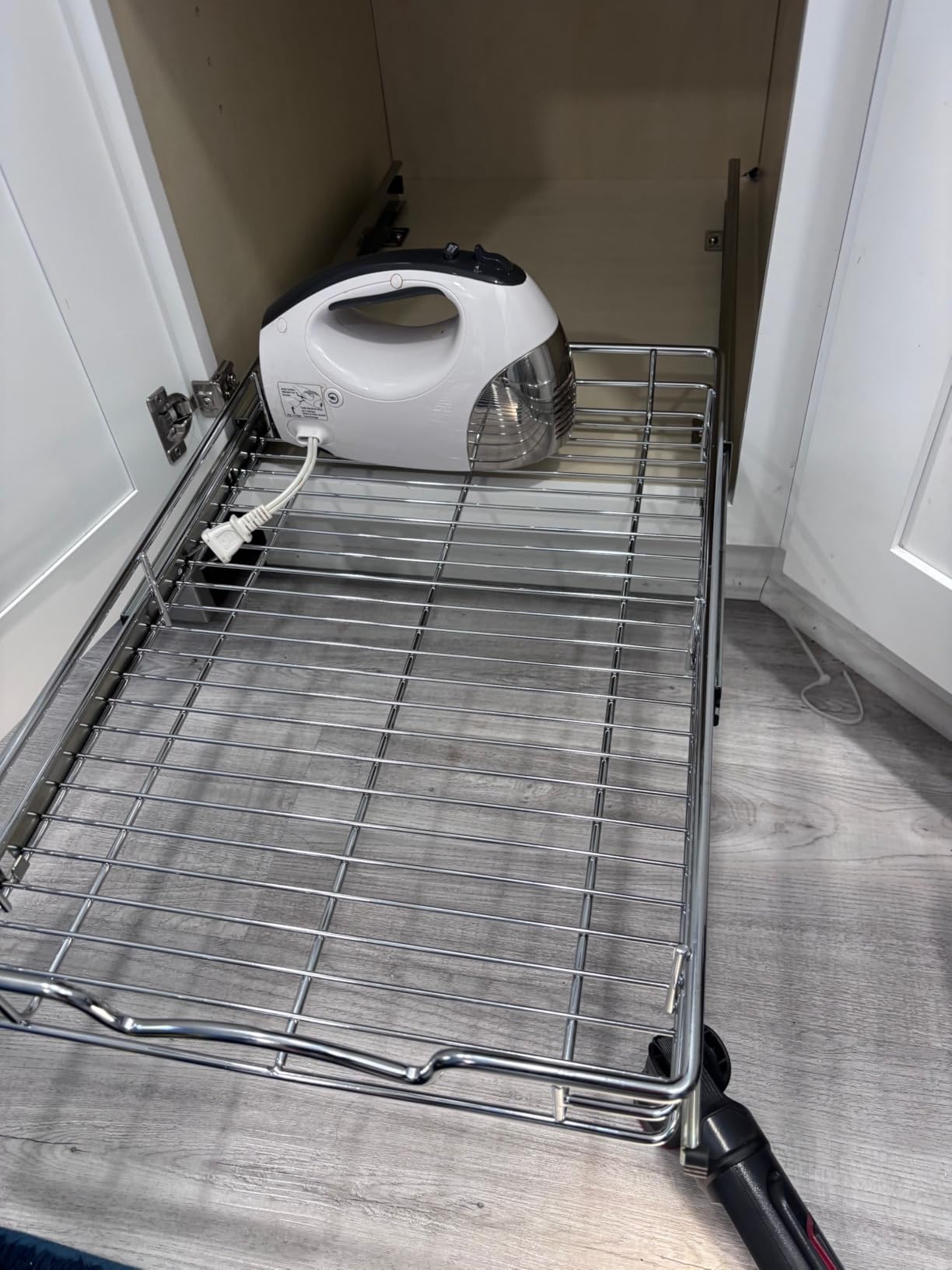 HOLDN STORAGE Pull Out Cabinet Organizer, Heavy Duty Caddy with Lifetime Limited Warranty - Chrome customer photo 2