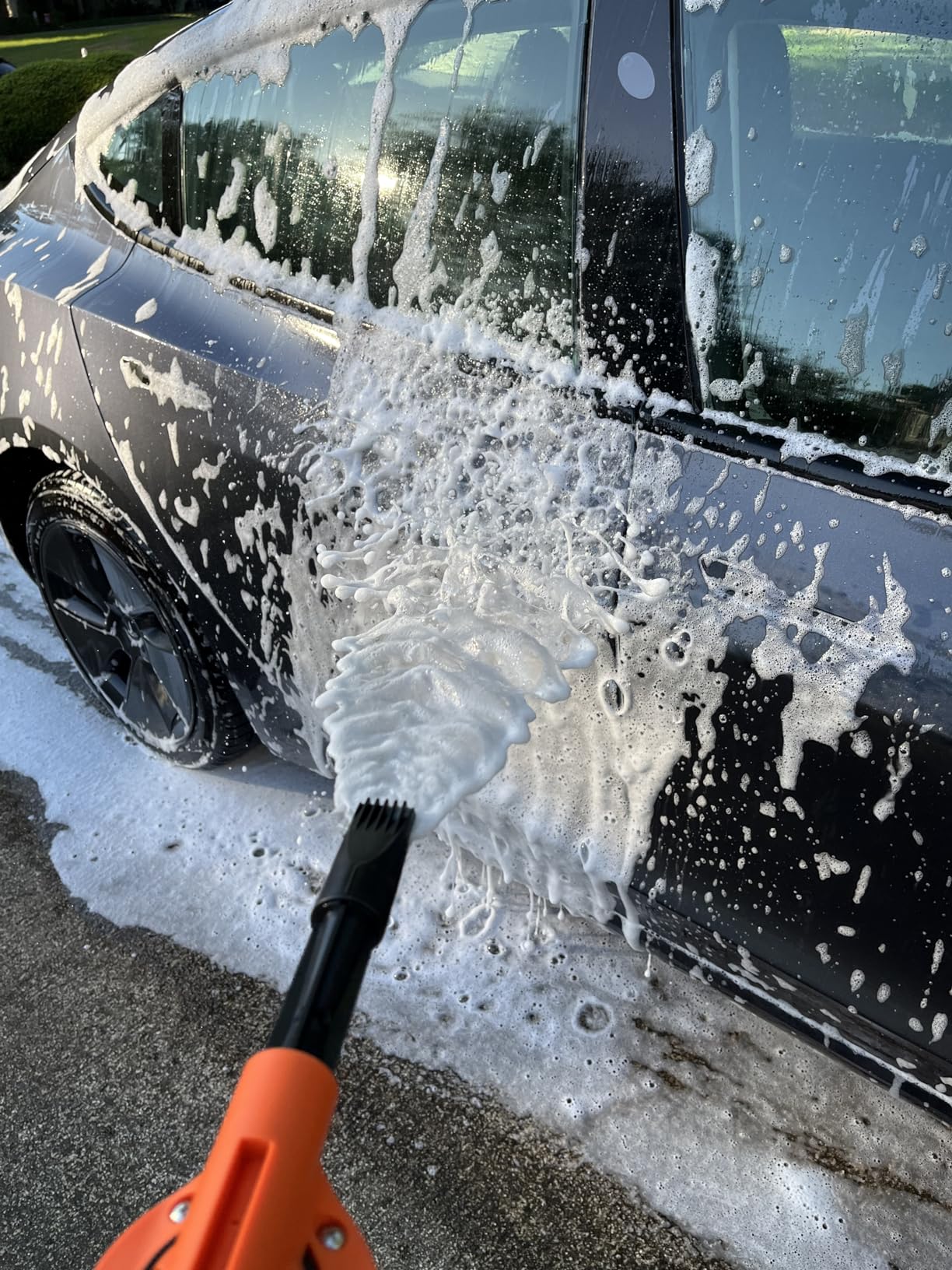 SwiftJet Car Wash Foam Gun + Microfiber Wash Mitt - Foam Cannon Works with Any Soap - Garden Hose Car Foam Sprayer - Car Wash Kit customer photo 2