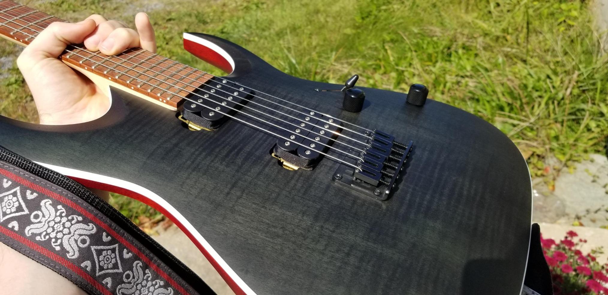 Ibanez Standard RGA42FM - Transparent Gray Flat customer photo 1