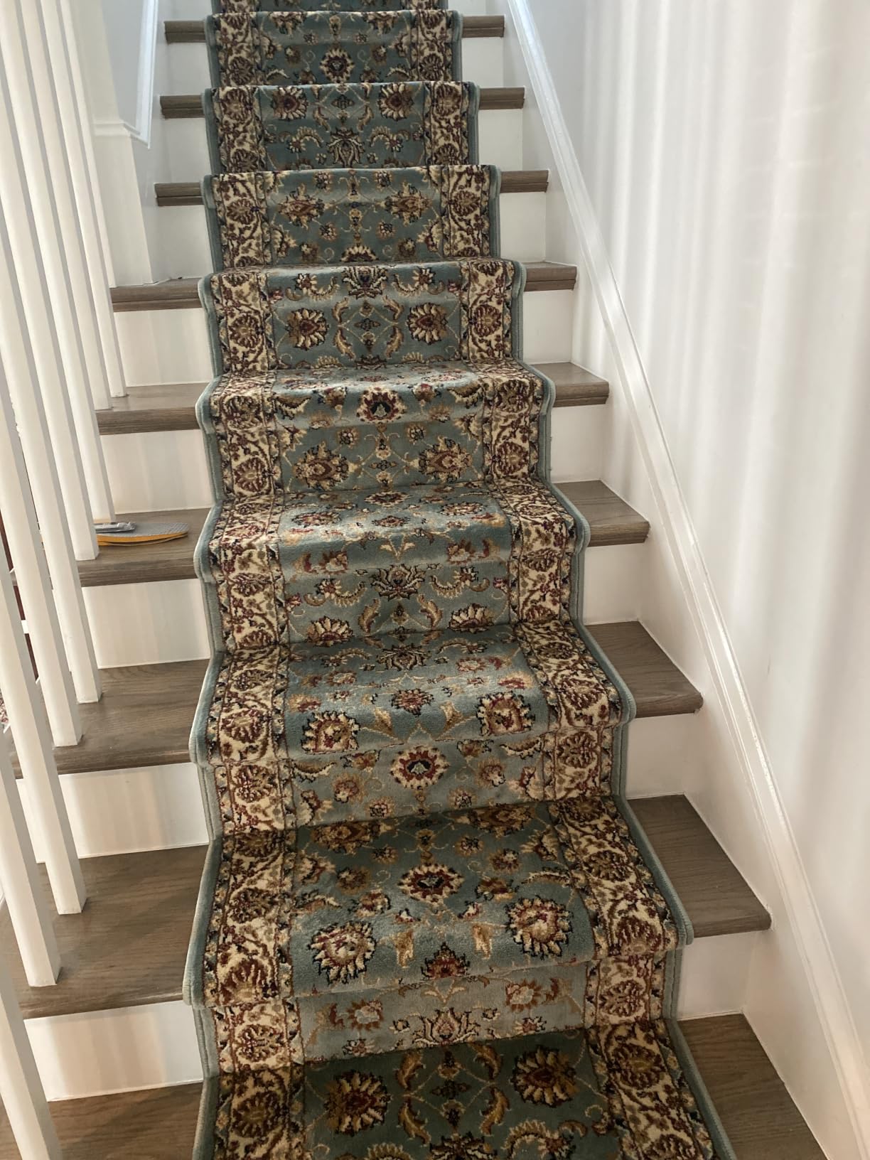 Well Woven Custom Size Hallway Stair Runner - Choose Your Custom Length - Noble Palace Red French European Traditional 27 Inch Wide x 16 Feet Long Runner (27