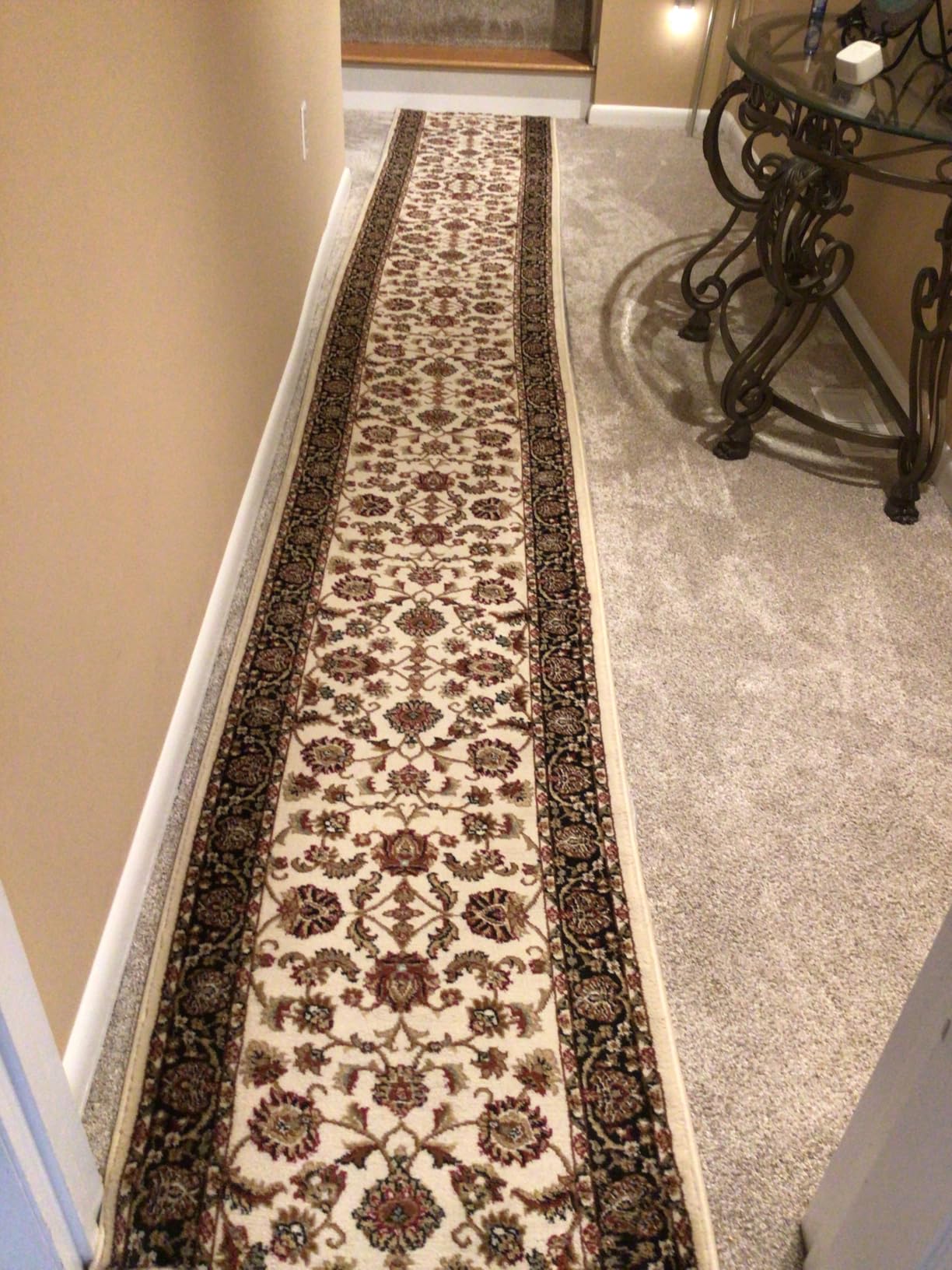 Well Woven Custom Size Hallway Stair Runner - Choose Your Custom Length - Noble Palace Red French European Traditional 27 Inch Wide x 16 Feet Long Runner (27