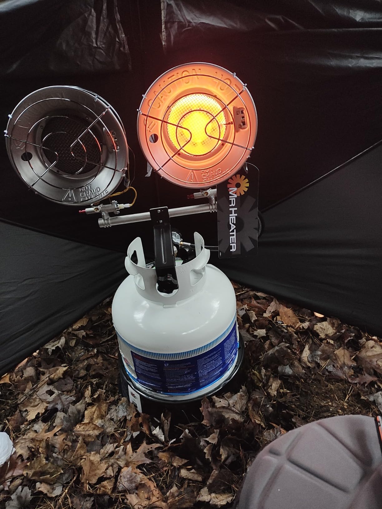 Mr. Heater MHS30T Double Tank Top Outdoor Propane Heater, 30,000 BTU Output customer photo 2
