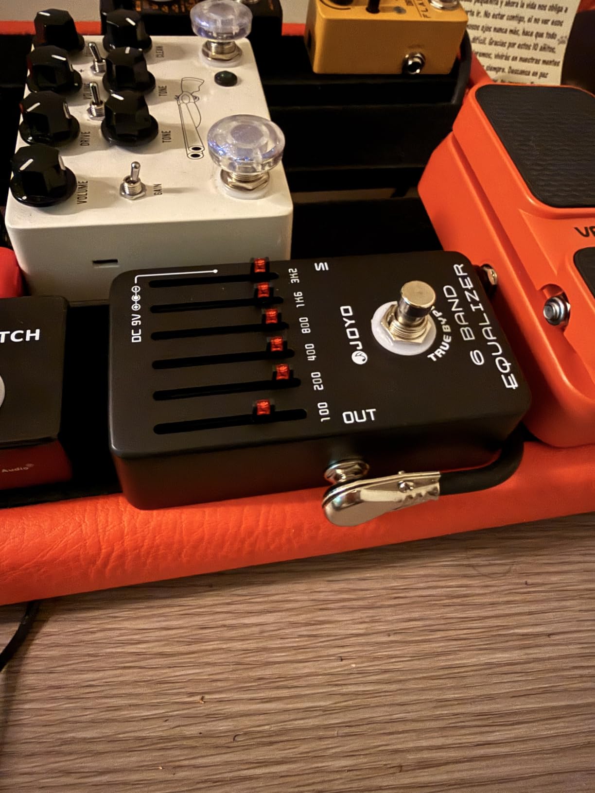 JOYO 6-Band EQ Guitar Pedal, Graphic Equalizer JF-11 customer photo 1