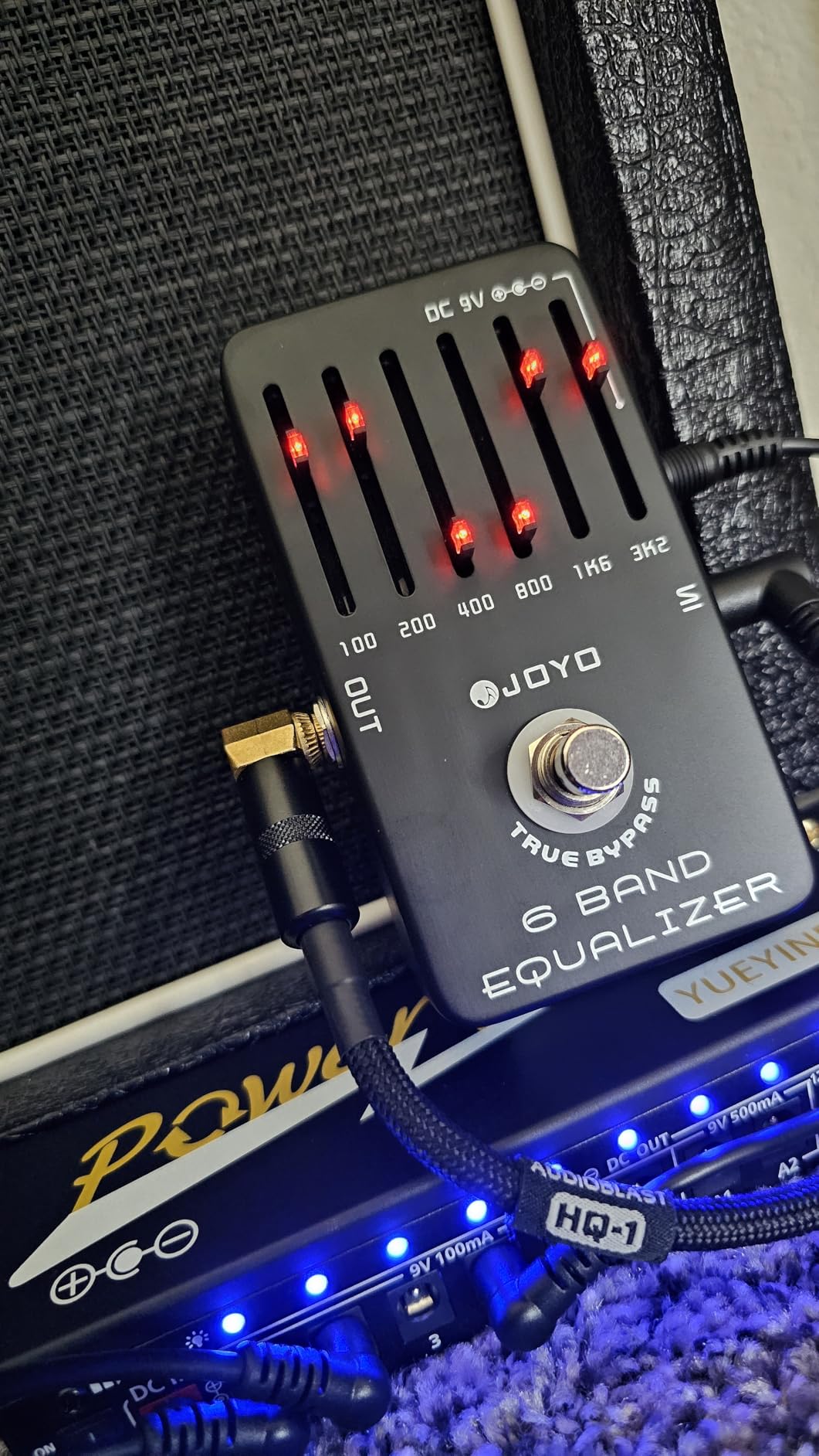 JOYO 6-Band EQ Guitar Pedal, Graphic Equalizer JF-11 customer photo 2