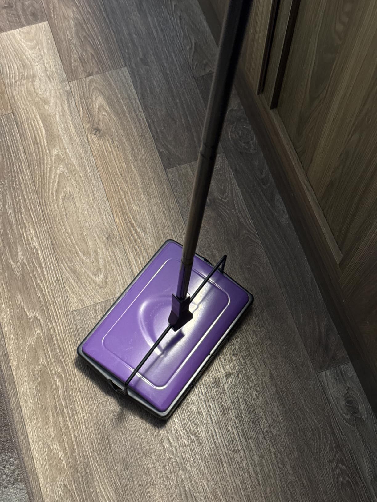 Yocada Carpet Sweeper Cleaner Manual Household Sweeper Lightweight | Hand Push Non-Electric for Home Office Low & Undercoat Carpets Rugs Pet Hair Dust Scraps customer photo 2