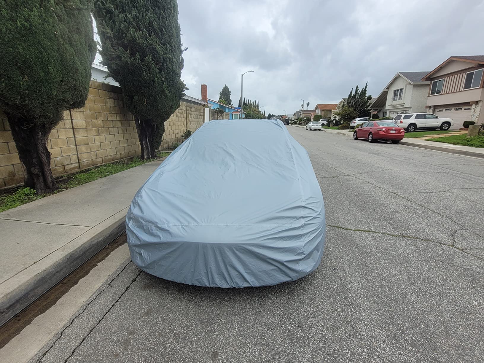 iCarCover 18-Layers Premium Universal Fit Car Cover Waterproof All Weather Sun Rain Snow UV Protection Outdoor Indoor Full Exterior Car Covers customer photo 1