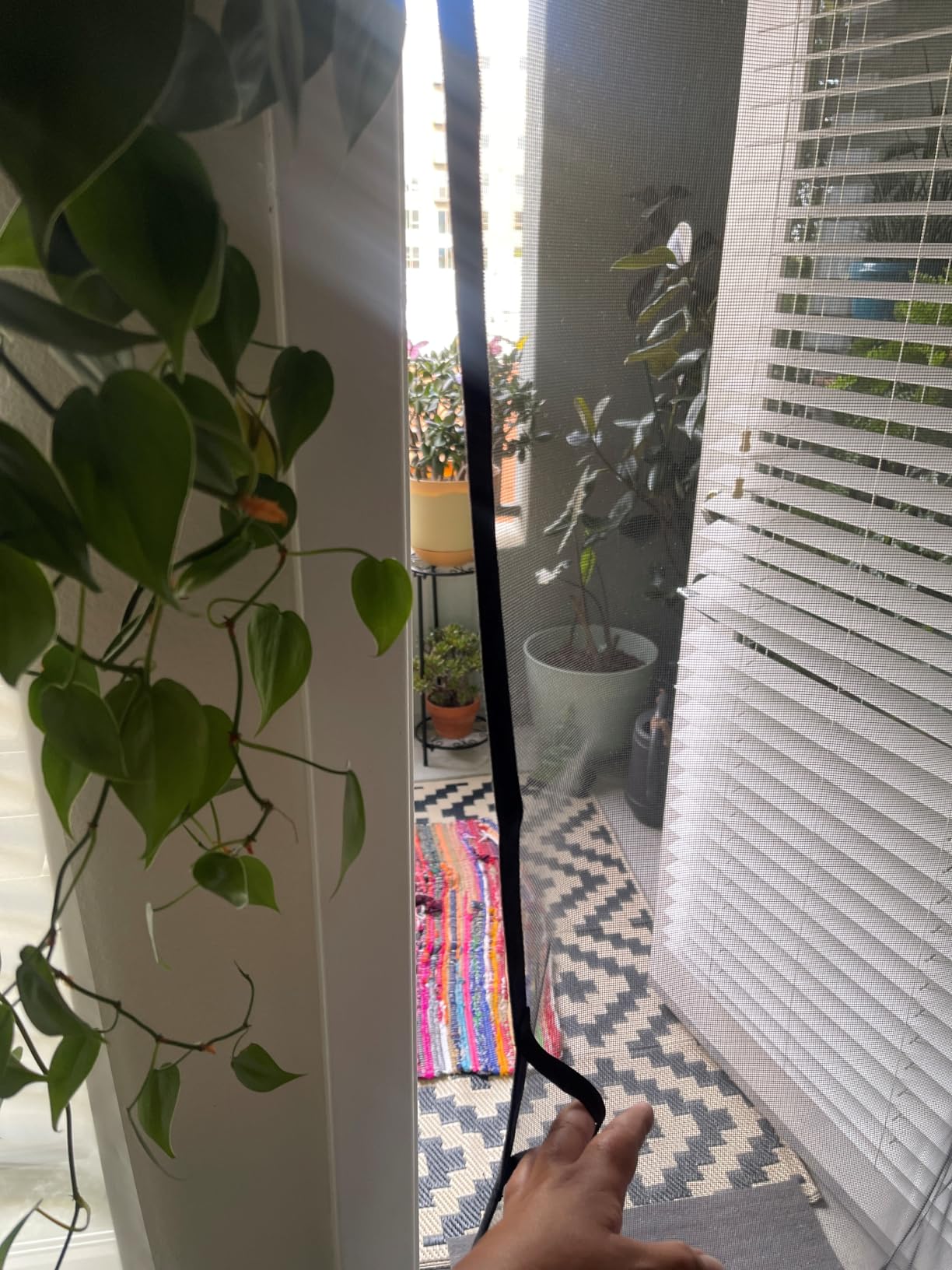 MAGZO Hanging Screen Door, Fits Door Size 36
