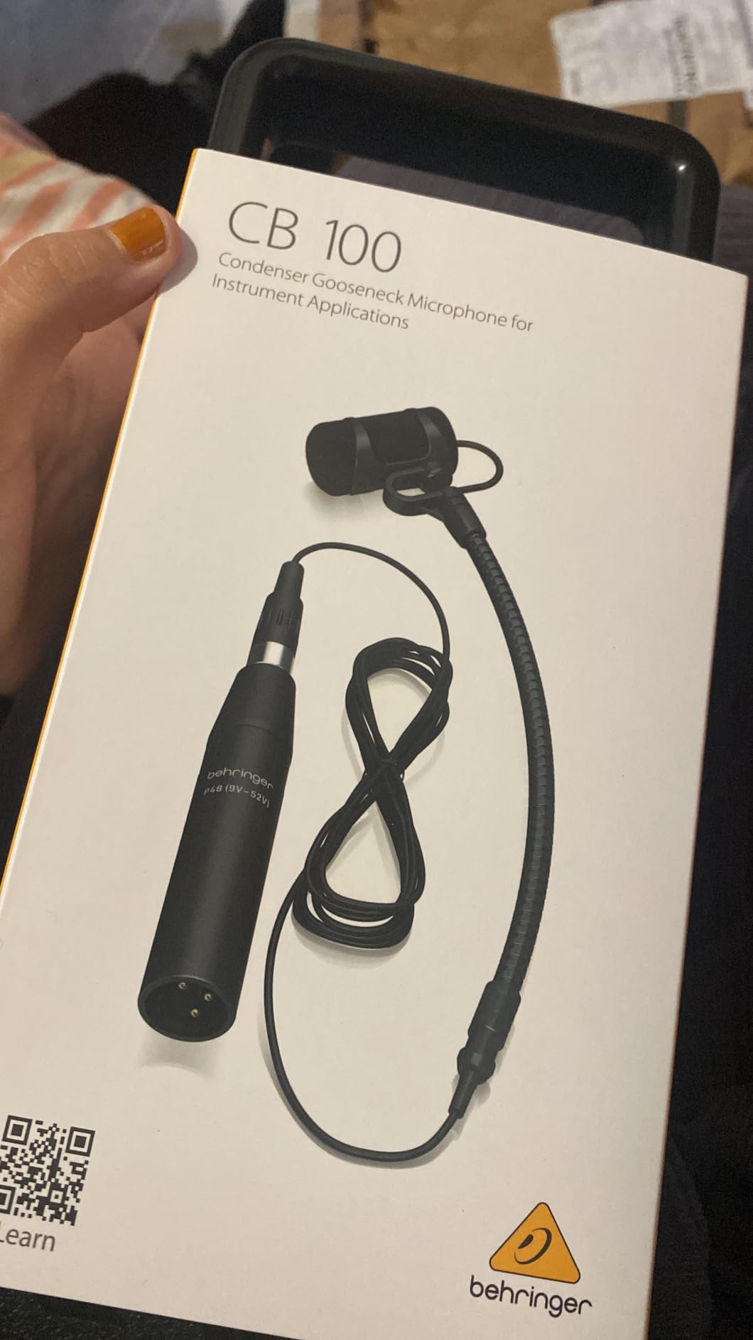 Behringer CB 100 Condenser Gooseneck Microphone for Instrument Applications customer photo 1