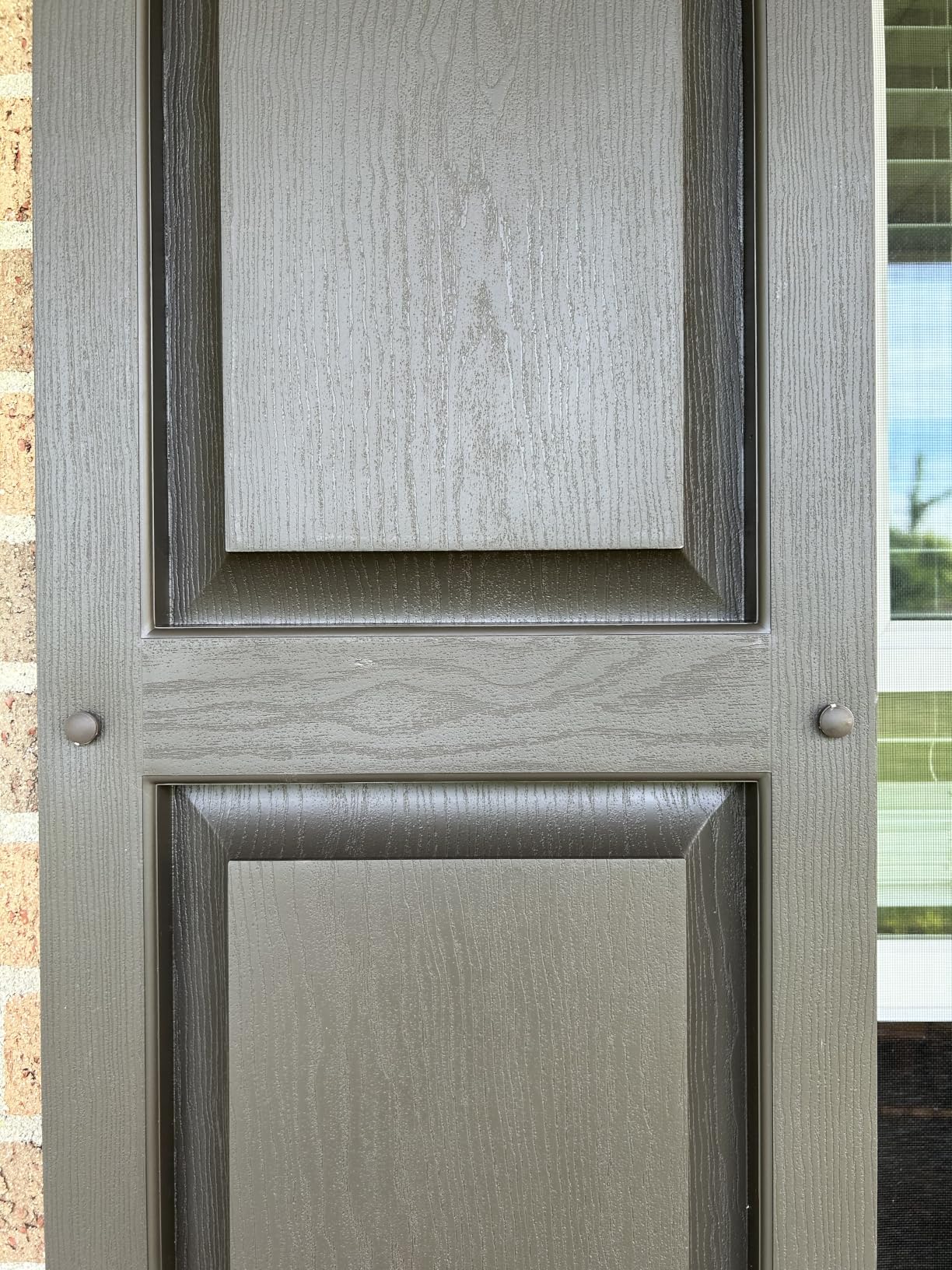 Polaris Homeside Raised Panel Vinyl Shutters (1 Pair) 14-1/2in. x 39in. - 050 Black customer photo 2