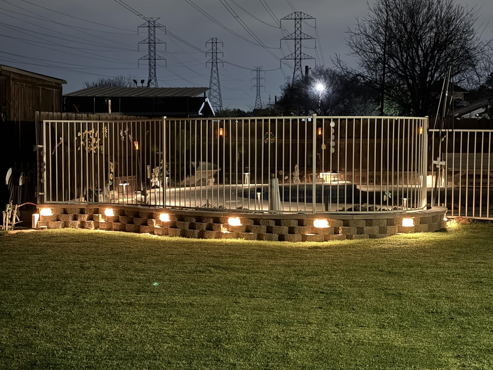 8-Pack 7 Inch LED Hardscape Lighting, 3W/4W/5W, 2700K Soft White | Update Dimmable Retaining Wall Lights, Low Voltage Landscape Lighting, 12-24V AC/DC Paver Light, Outdoor Step Lights, ETL customer photo 2