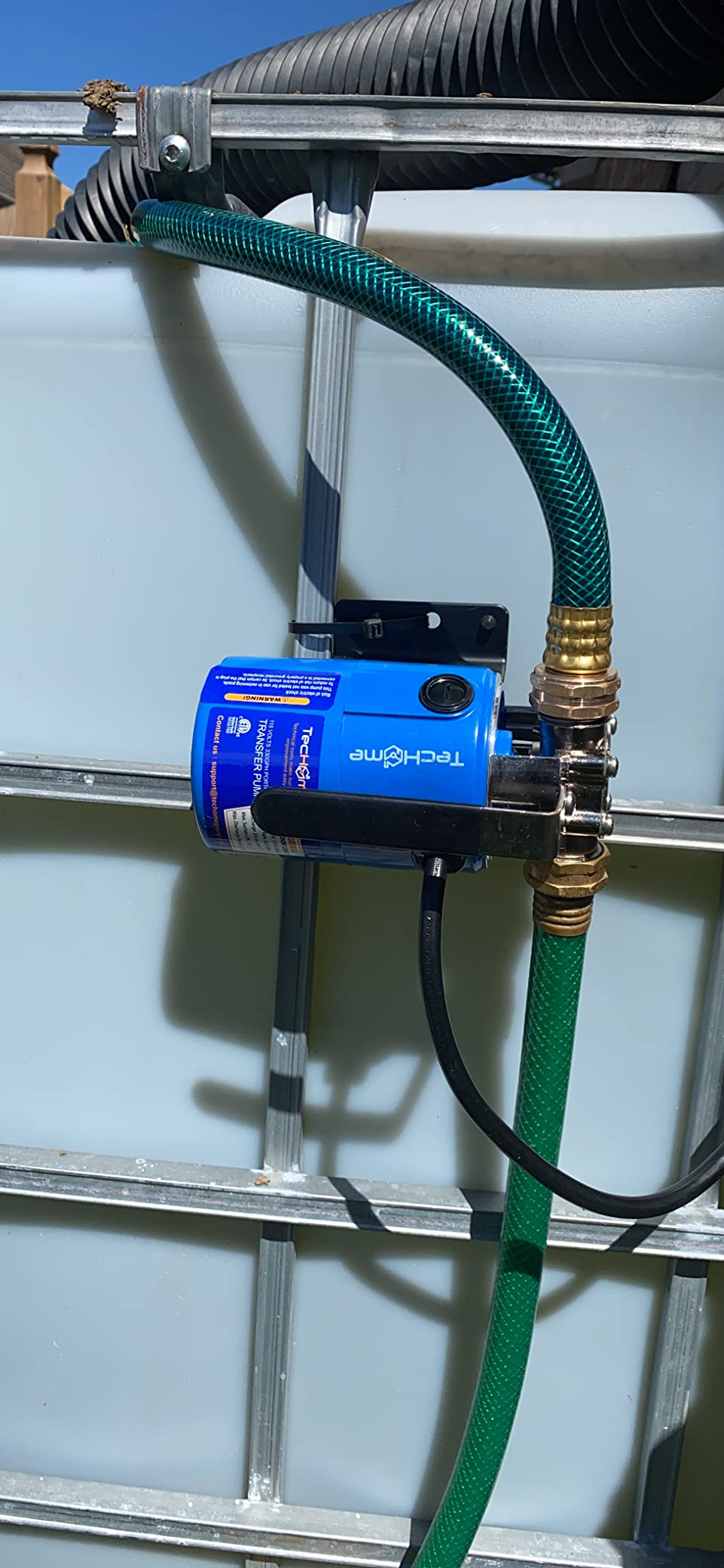 TecHome Water Pump Water Transfer Pump, 115V 1/10HP 330GPH Water Hose Pump, with Suction Hose Kit customer photo 2