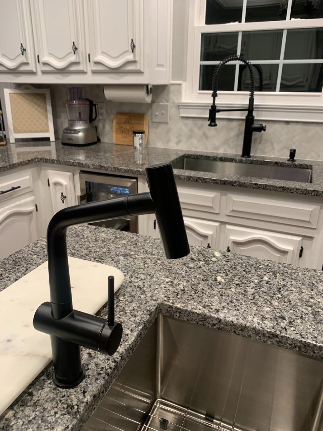 AguaStella AS59BN Brushed Nickel Bar Faucet or Prep Kitchen Sink Faucet with Pull Down Sprayer and Single Handle customer photo 1