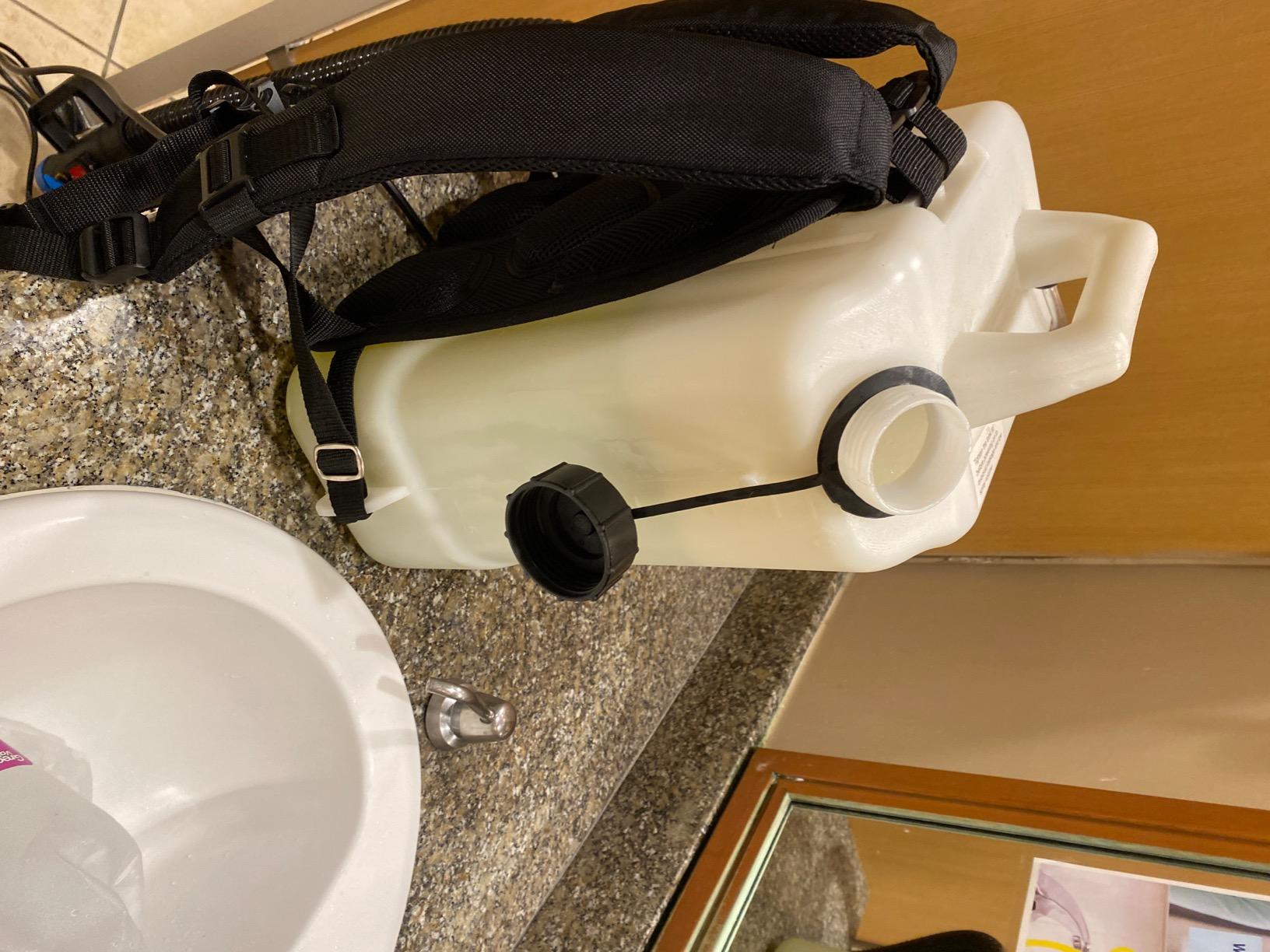 Electric ULV Fogger Machine 10L Backpack Fogger Sprayer - Disinfectant Fogger, Commercial Bug Sprayer, Mosquito, Disinfecting Mold, Insecticide fogger for Indoor Outdoor Garden Home, Hotels customer photo 1