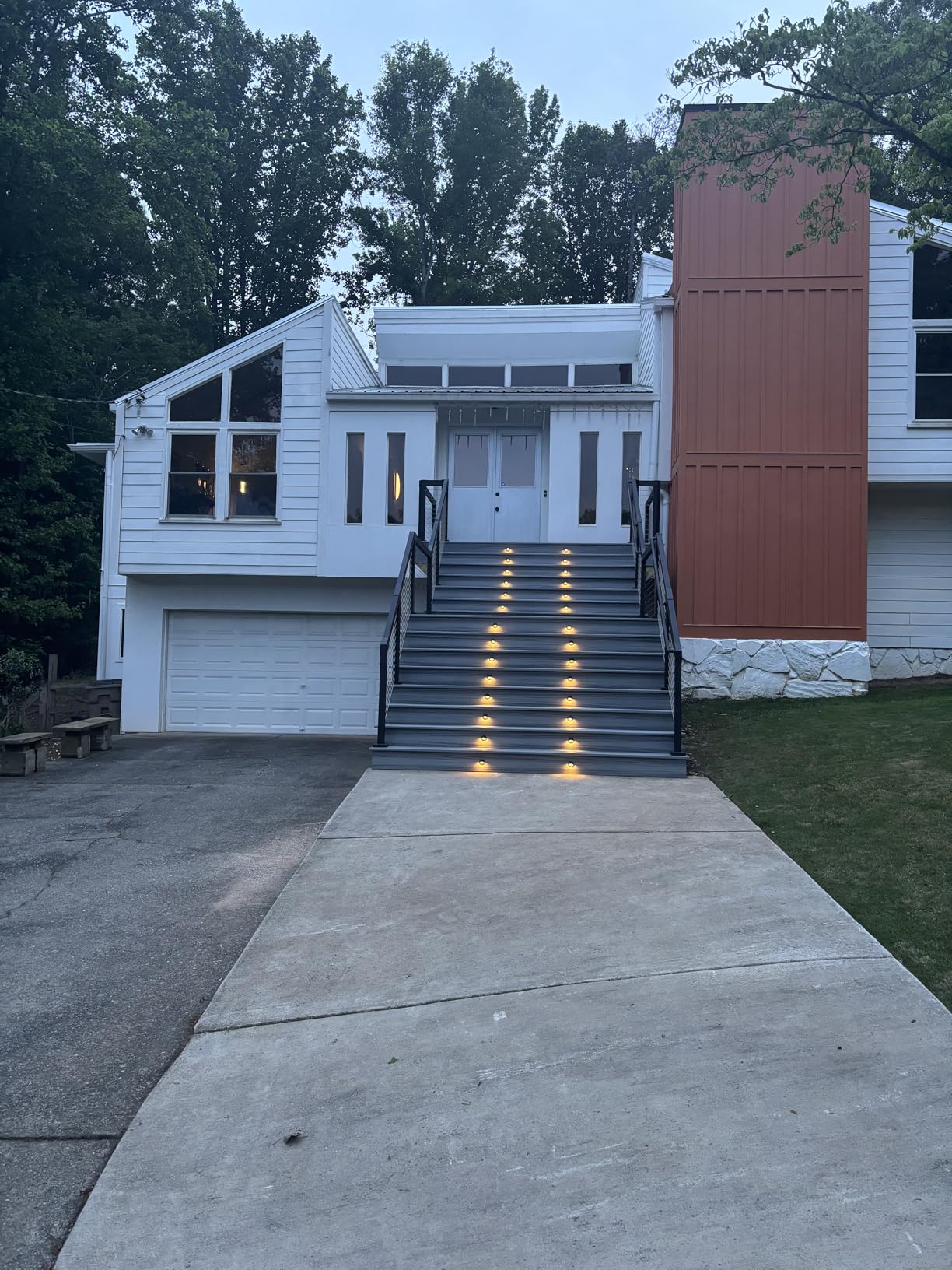 12 Pack Low Voltage LED Deck Lights, Landscape Step Lights Fixtures, 2W Integrated LED Chips, Die-cast Aluminum 12V AC/DC Railing Post Accent Lighting, Black Powder Coated Finish, UL-Listed customer photo 1