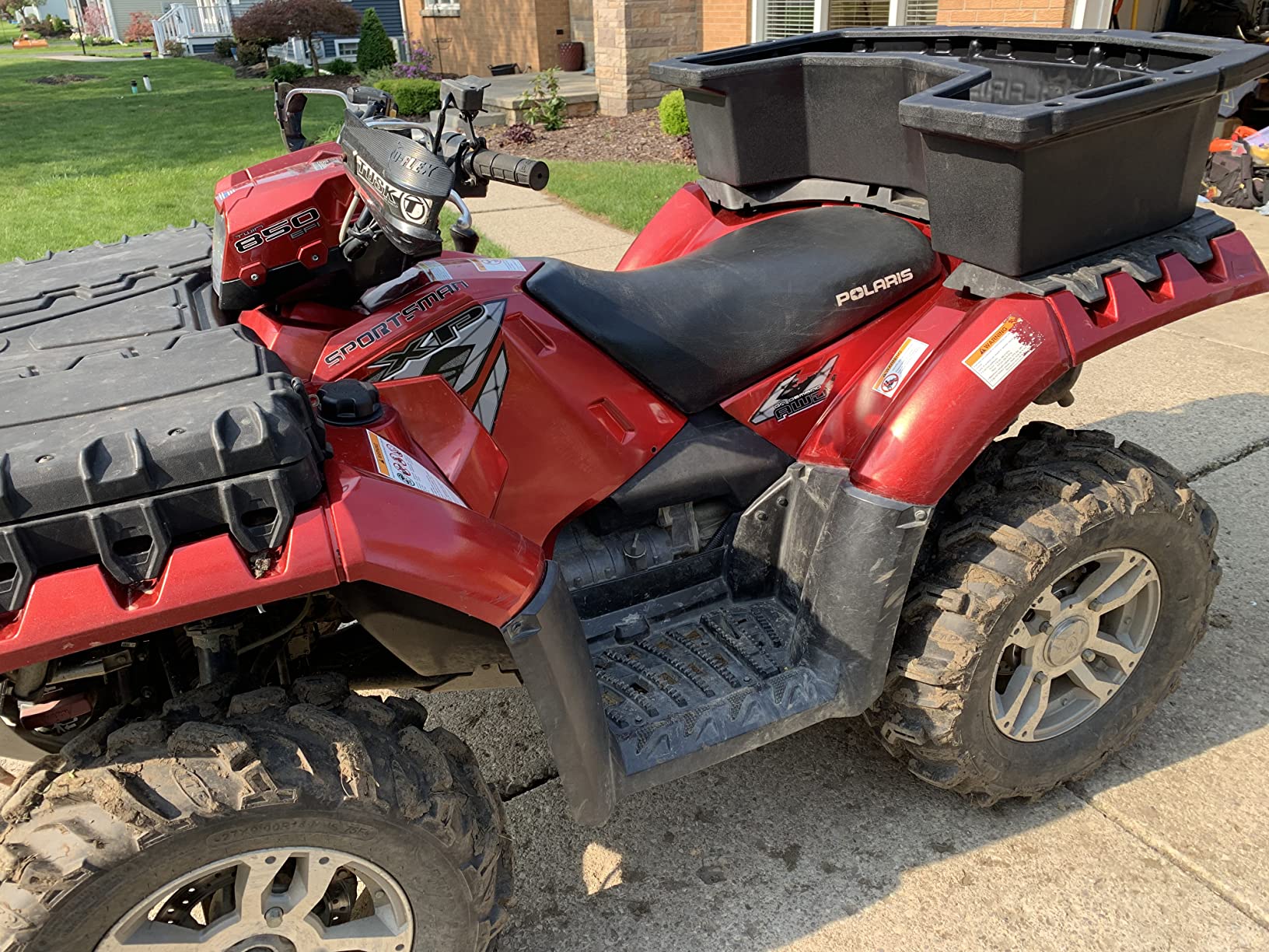 Polaris Lock & Ride Rear Open Cargo Storage Box for Sportsman ATV customer photo 1