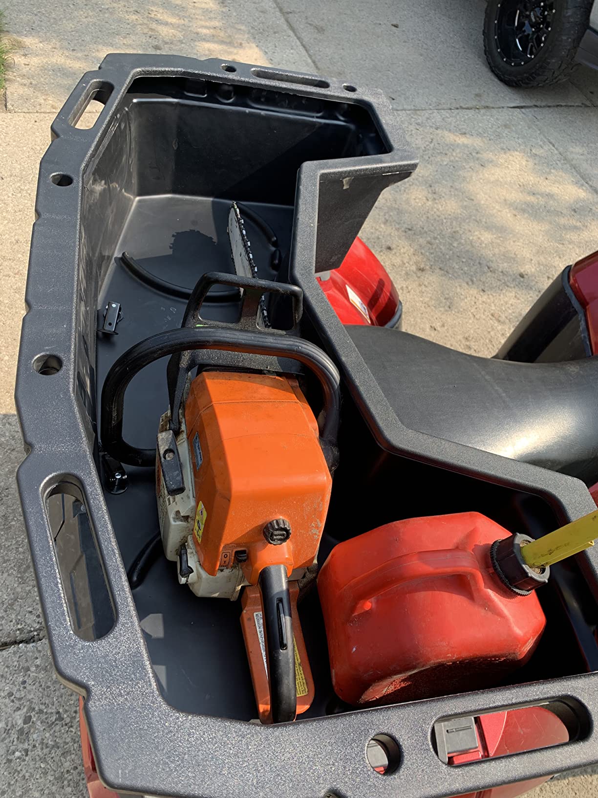 Polaris Lock & Ride Rear Open Cargo Storage Box for Sportsman ATV customer photo 2