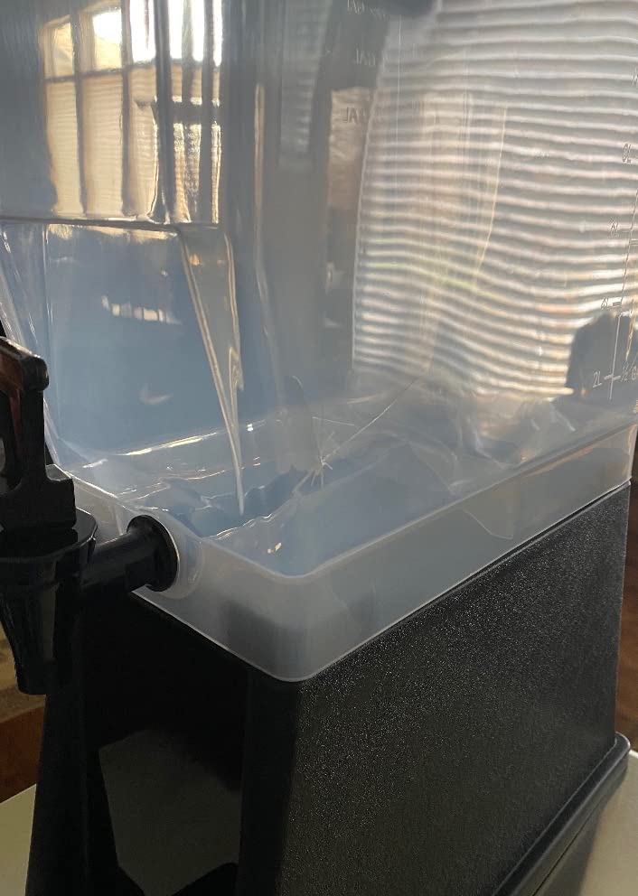 Hakka 6 Gallon Drink Dispenser, Commercial Juice Dispenser for Parties 22L Double Tank Beverage Dispenser with Spigot for Catering, Buffes, Restaurants customer photo 2