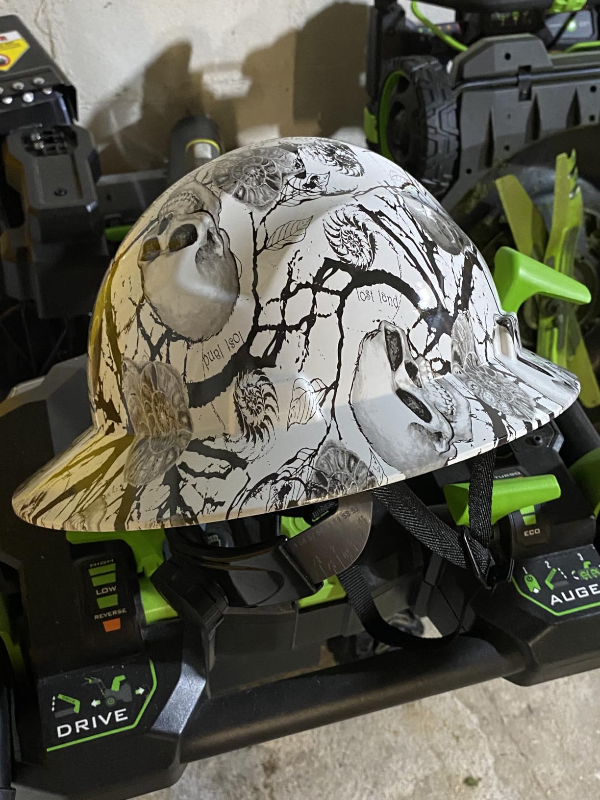 LANON Full Brim Hard Hat, OSHA Construction Work Approved, Premium Charcoal Gray Design customer photo 2