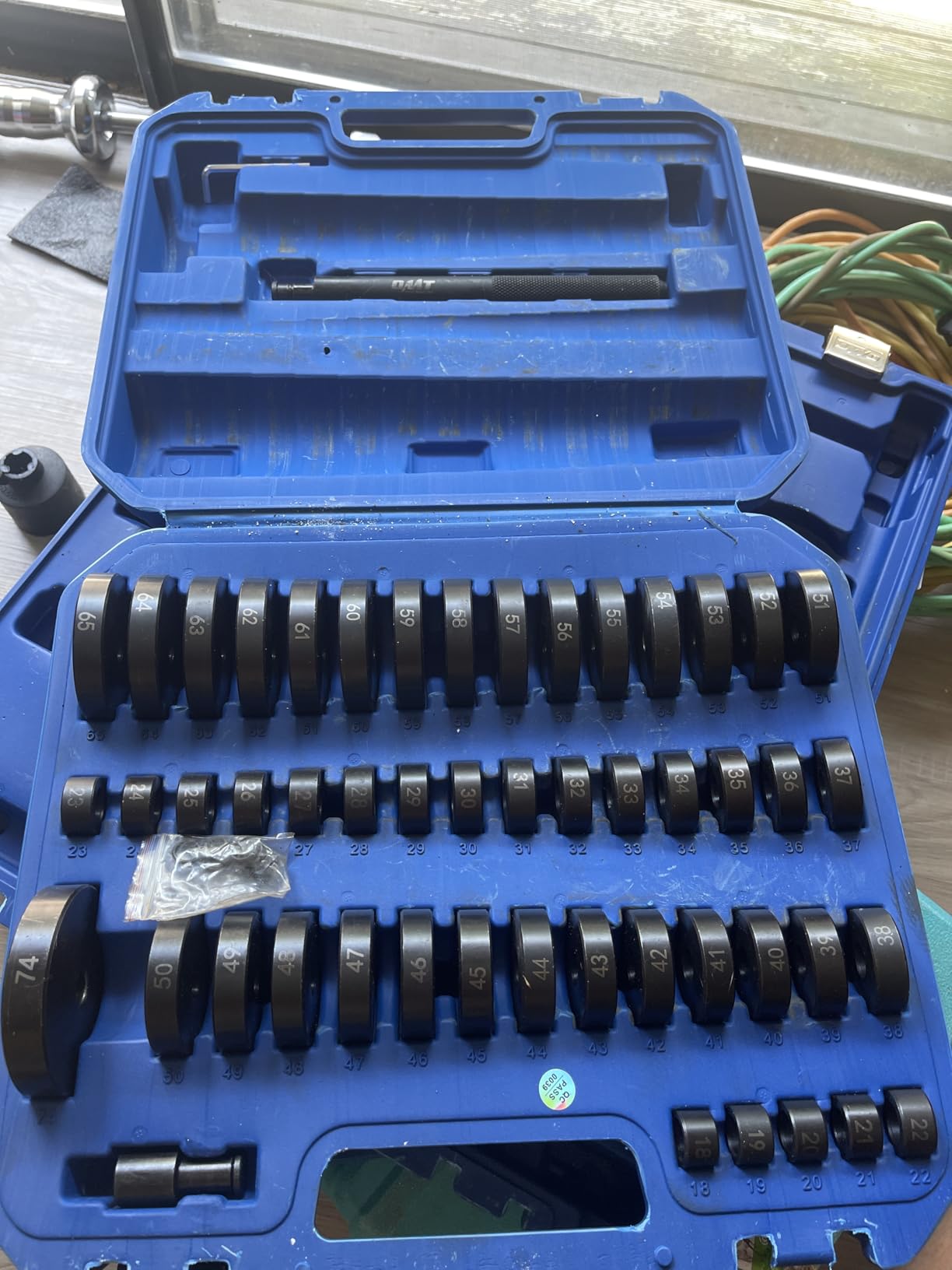 OMT Bushing Driver & Transmission Bearing Race Seal Installer Kit | Bush Removal Puller Bearing Press Tool Kit with 18-65mm & 74mm Metric Discs customer photo 1