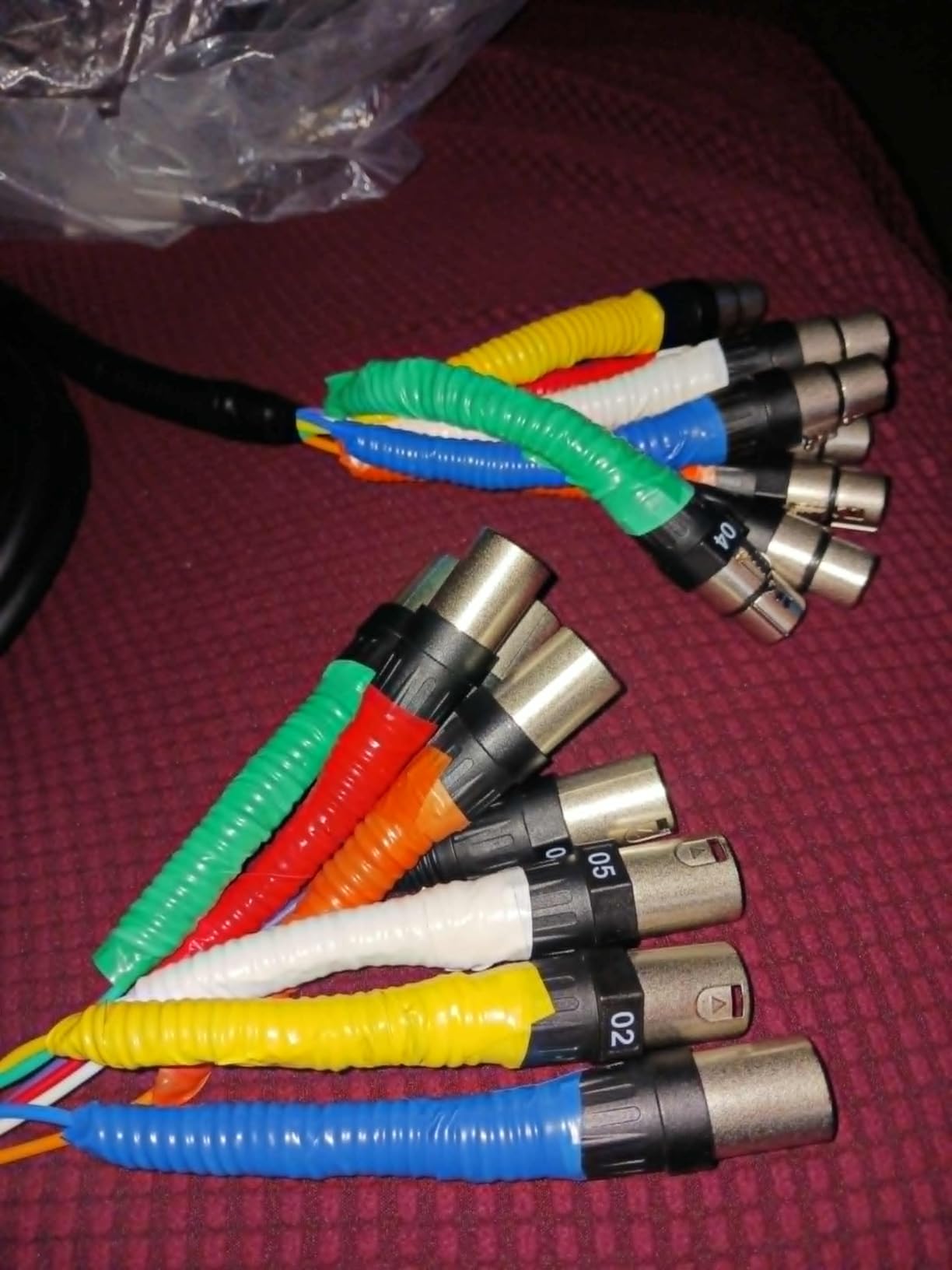Fat Toad 20ft 8-Channel XLR Snake Cable (ShieldedPRO X Series) - Audio Patch Cord Wires with Female to Male Connectors for Studio, Mixer & Stage Gear customer photo 1